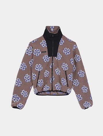 Толстовка Bluemarble Flower Fleece Track Jacket Beige