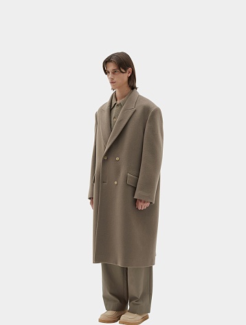 Пальто BROWNYARD Double Breasted Coat Dark Beige