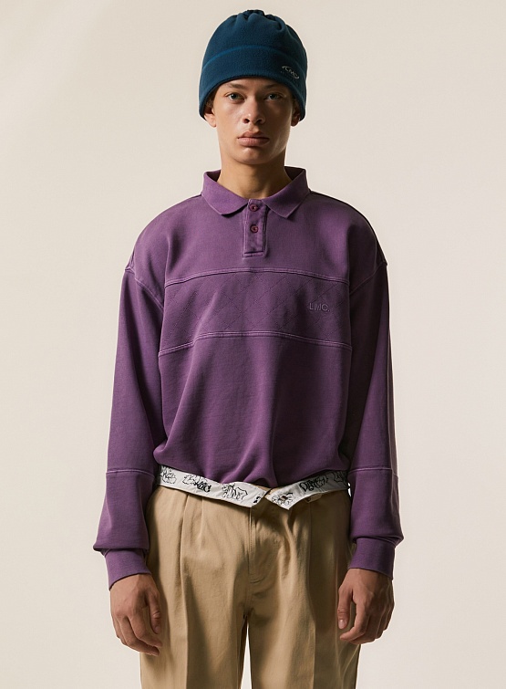Свитшот LMC Overdyed OG Collar Sweatshirt Dark Purple