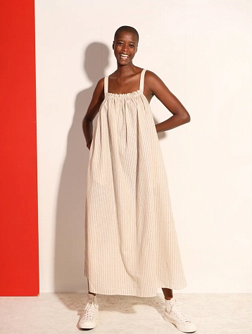 Женское платье LF Markey Atwood Dress Almond Stripe