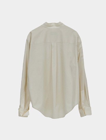 Женская рубашка Recto Monaco Embroidery Detail Shirt Cream