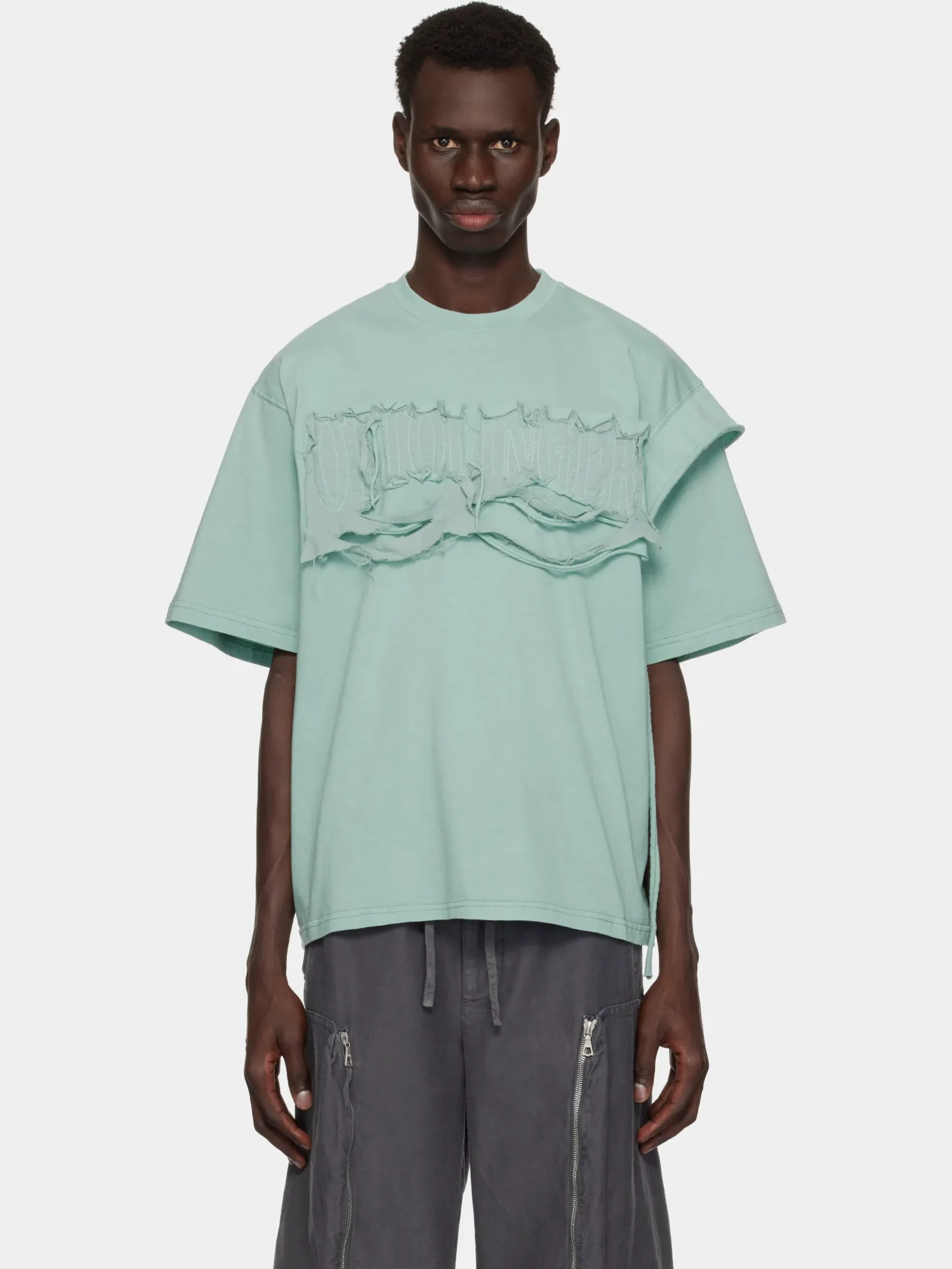 Женская Футболка Ottolinger Distressed Oversized Blue