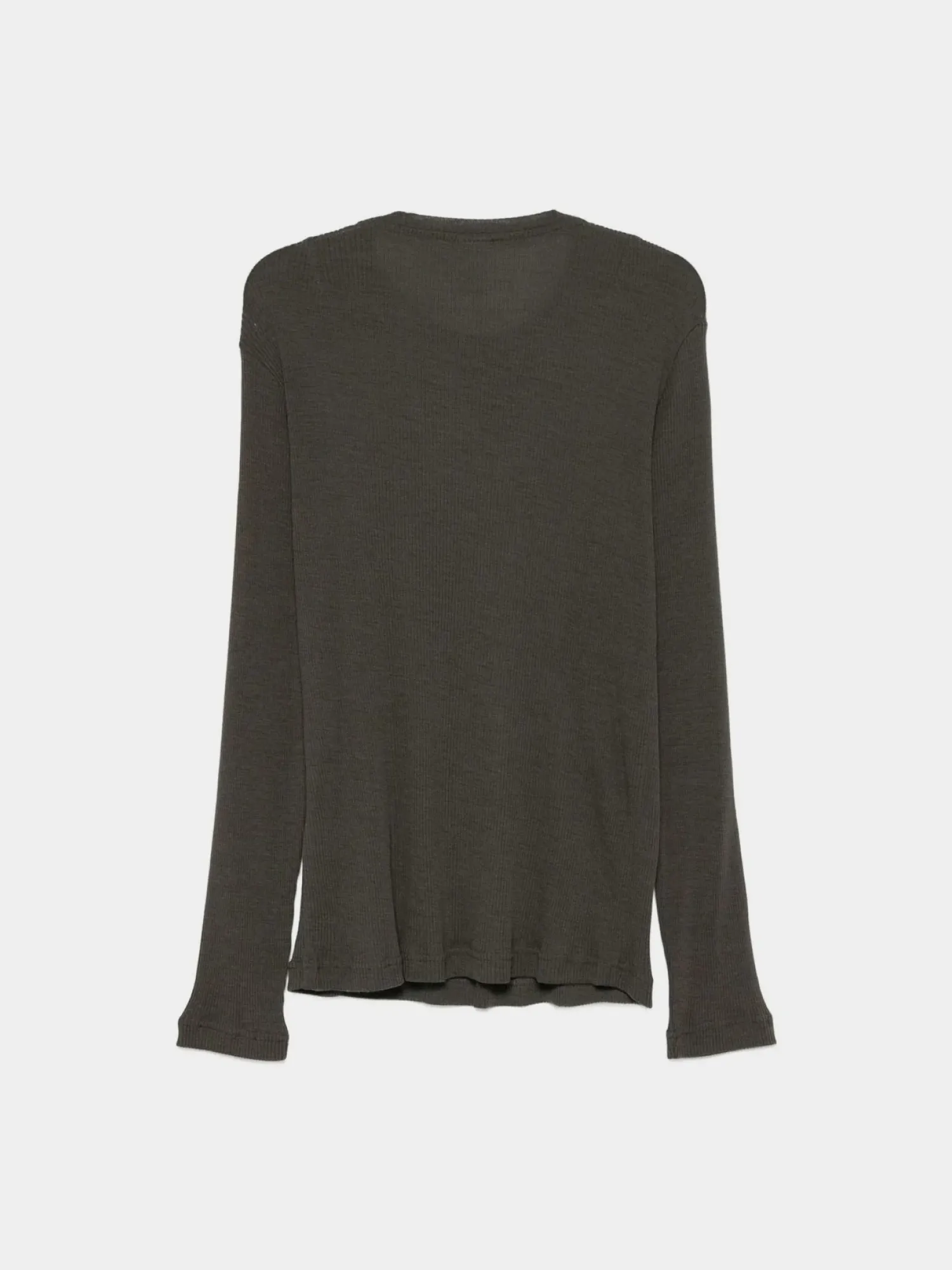 Лонгслив RANRA Rift Rib Black Coffee