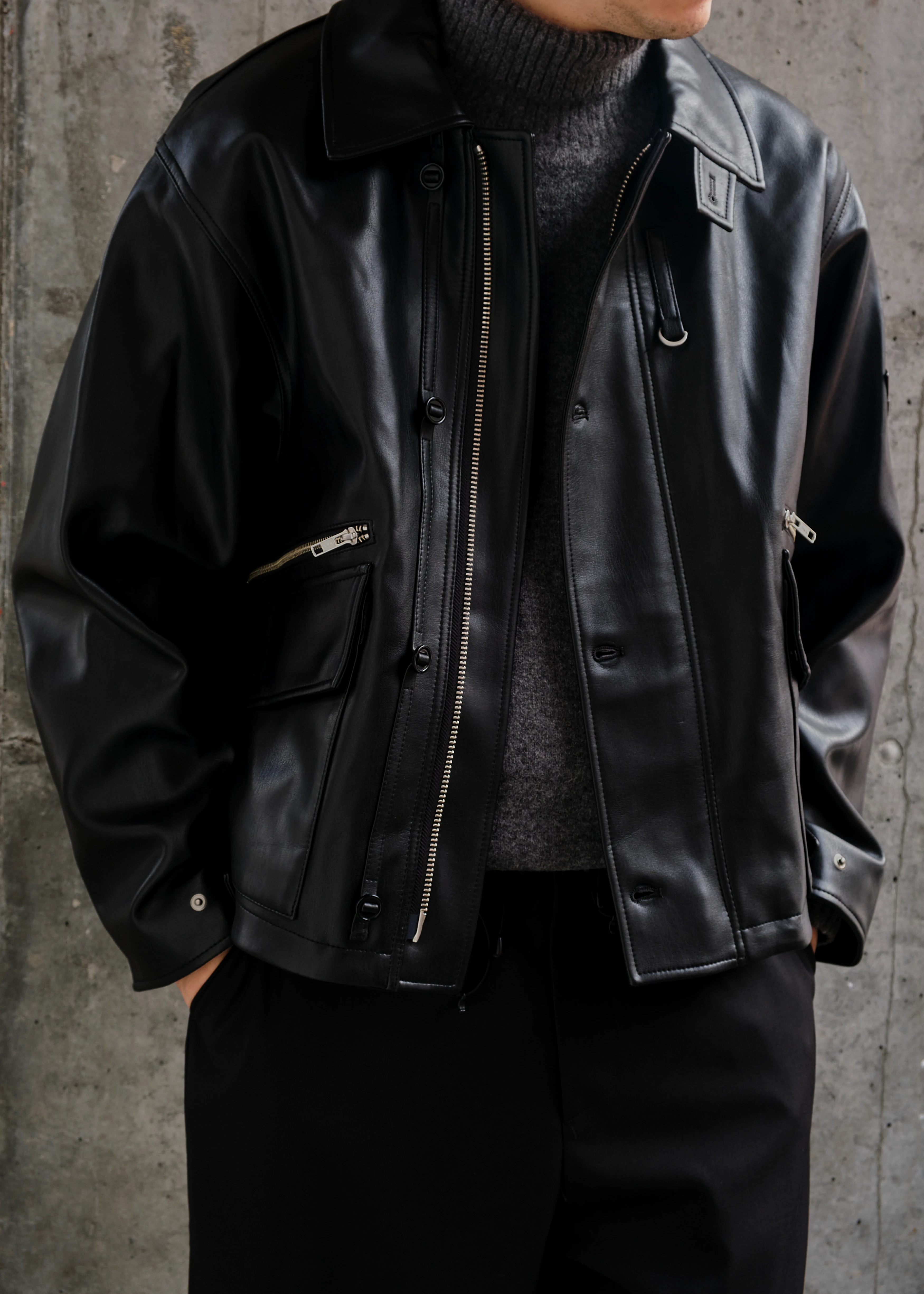 Кожаная куртка Uniform Bridge Mk3 Vegan Leather Black