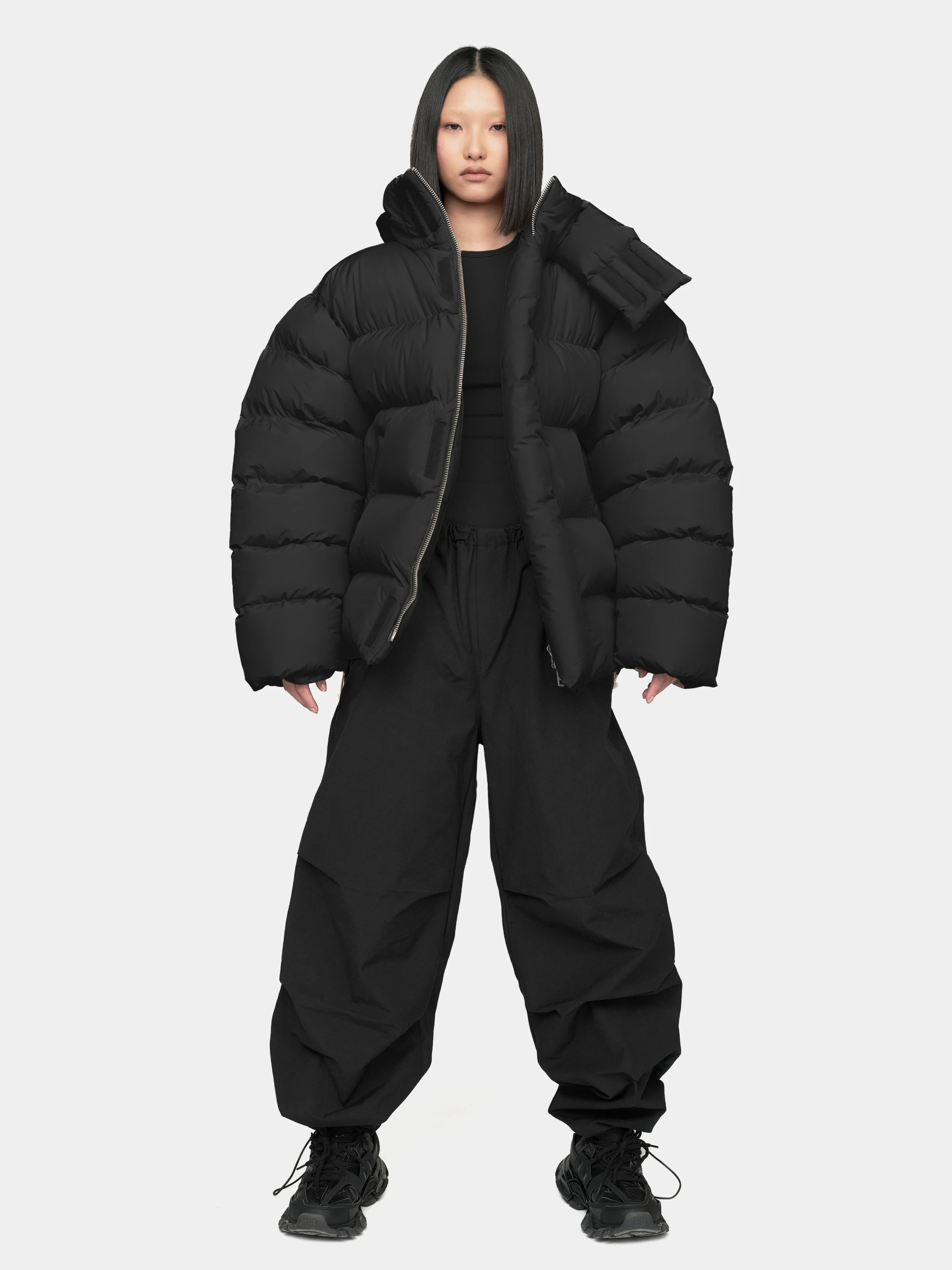 Пуховик XSAI Perfect Puffer Dusty Black