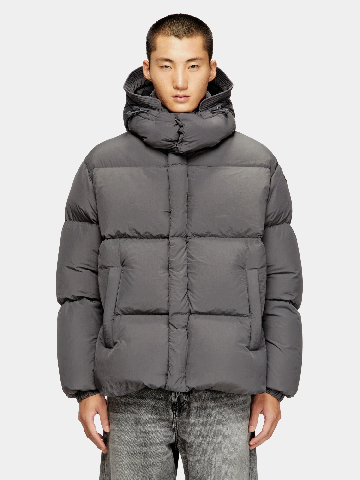 Пуховик Diesel W-Rolfys Giacca Asphalt Grey