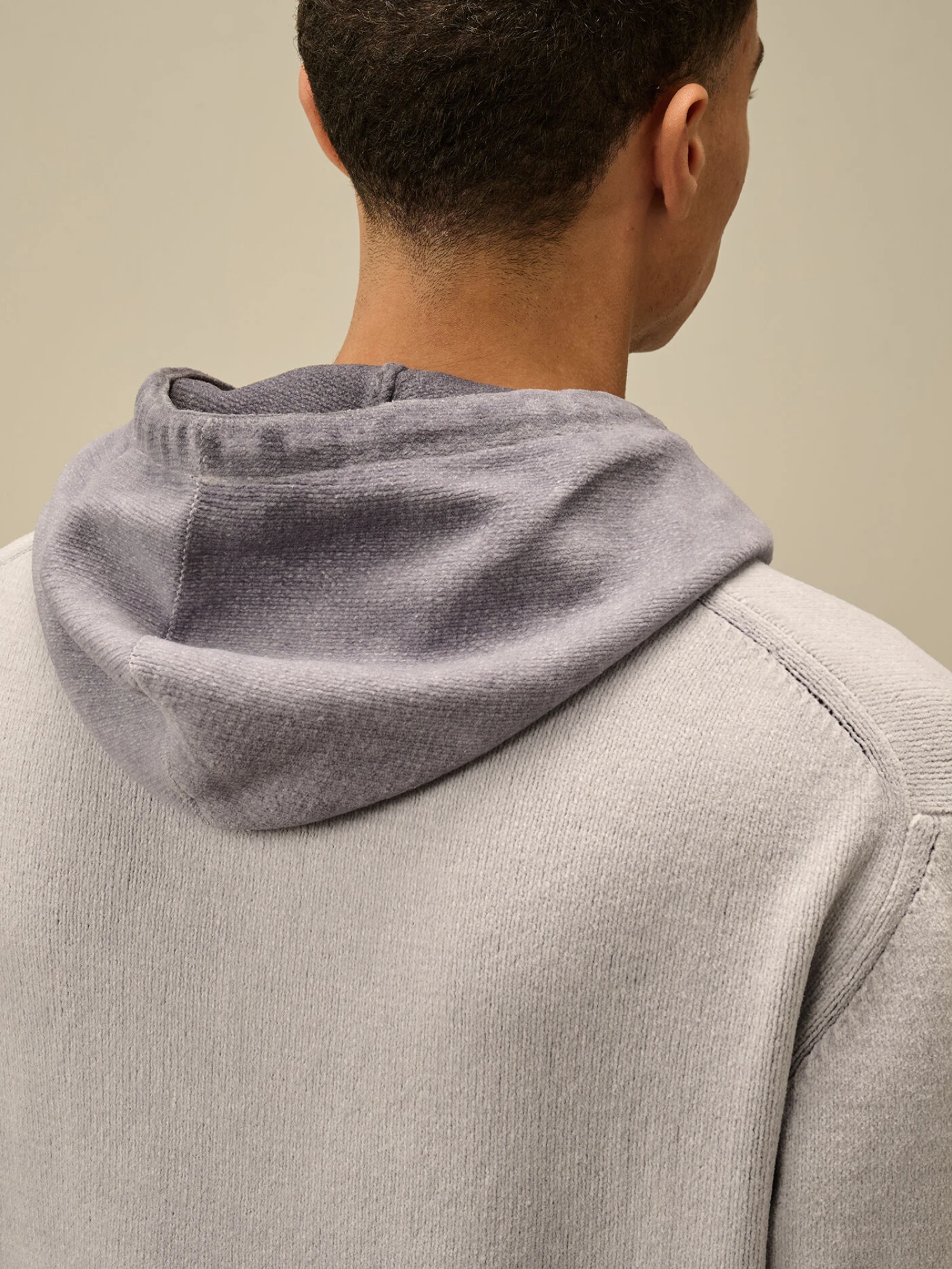 Худи C.P. Company Chenille Cotton Lavander Violet