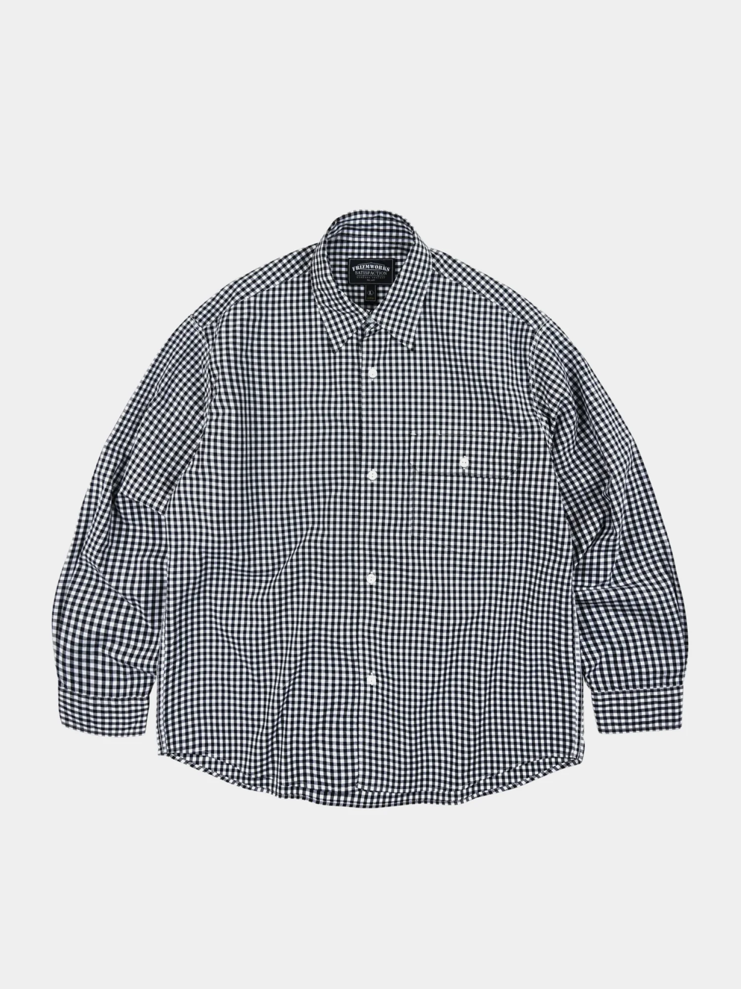 Рубашка FrizmWORKS Ease Gingnam Check Black