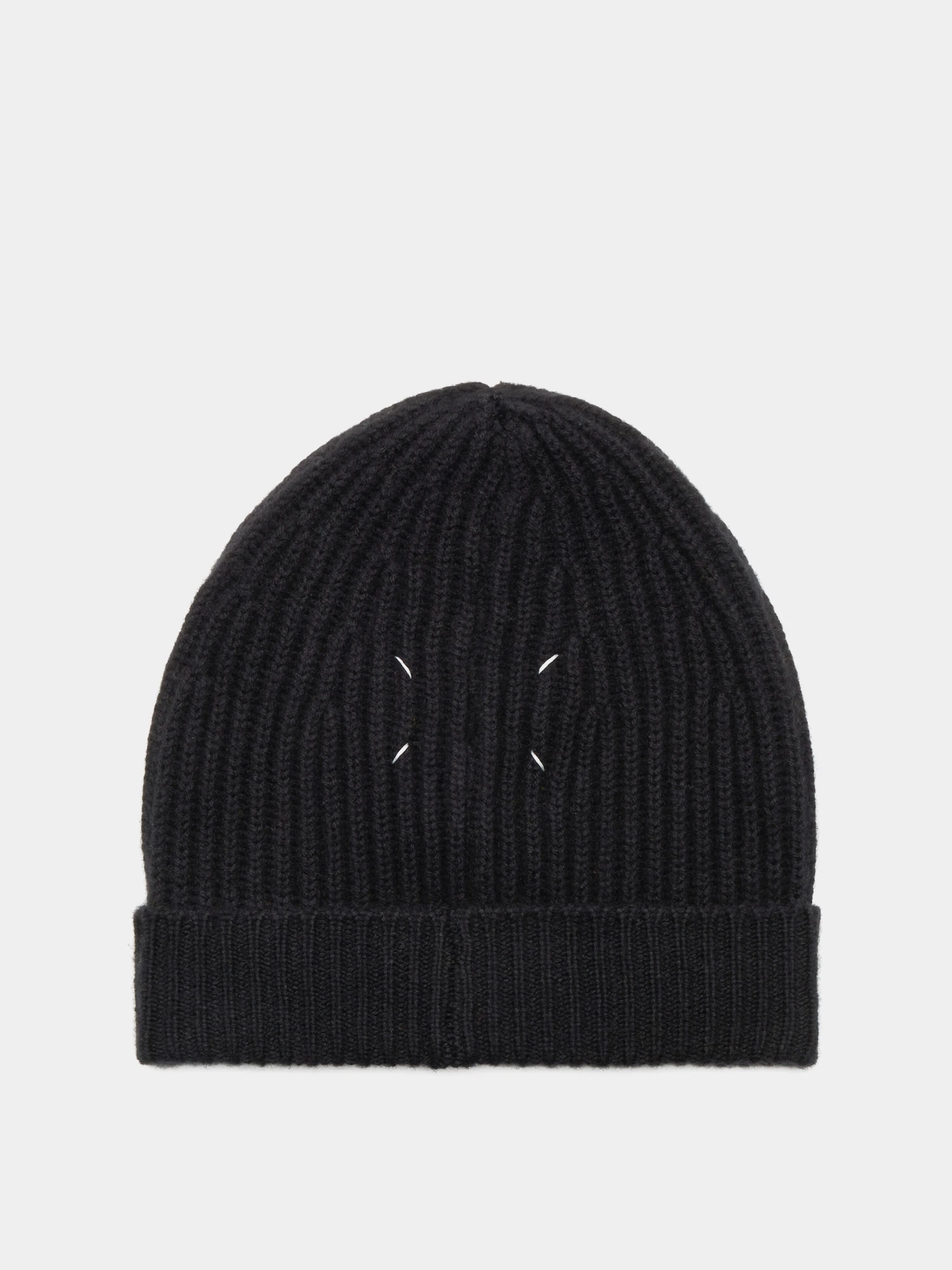 Шапка Maison Margiela Geelong Wool Beanie Black