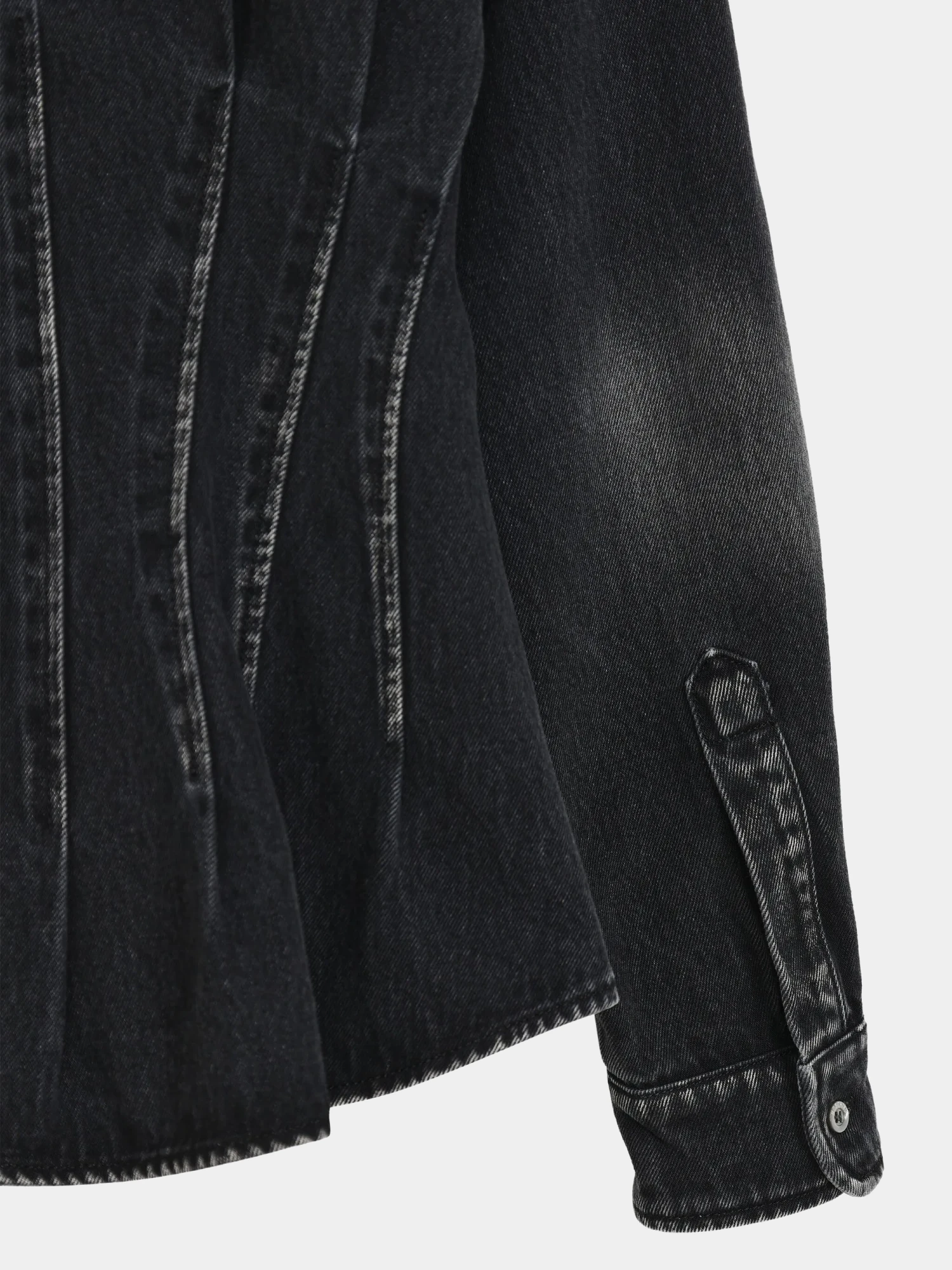 Женская рубашка MOSCHINO Denim Shirt Black
