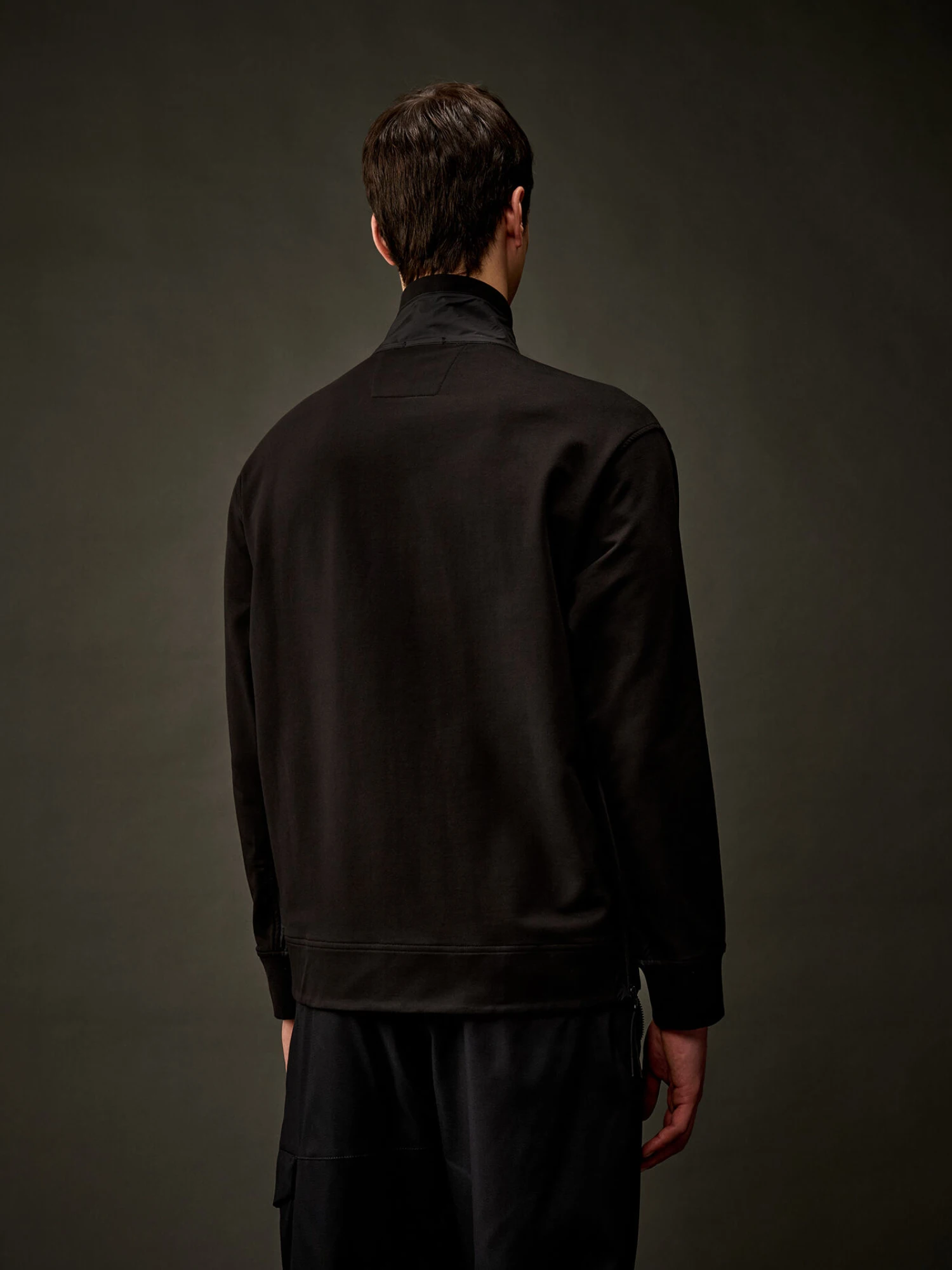 Олимпийка C.P. Company The Metropolis Series Stretch Fleece Mixed Black