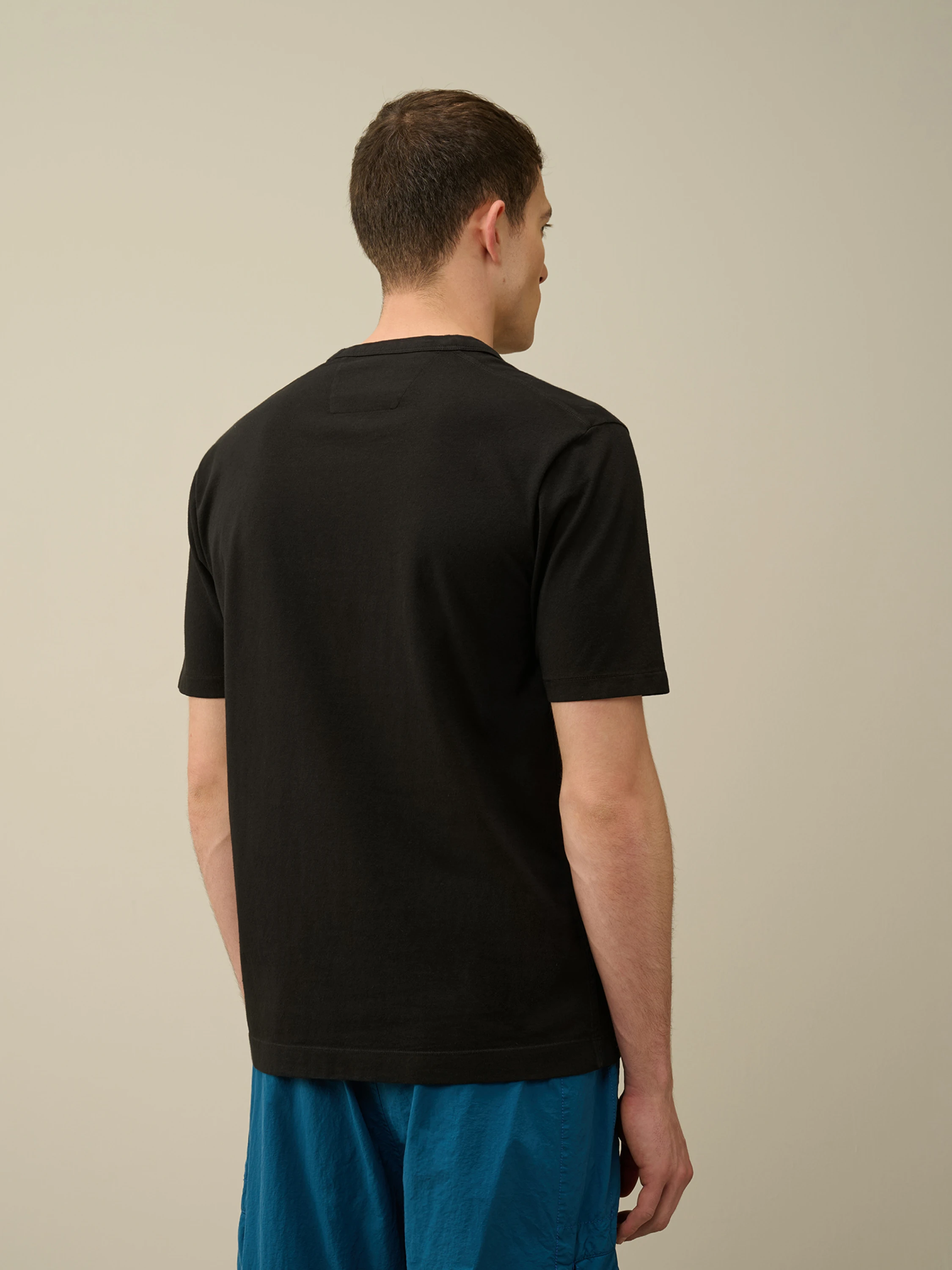 Футболка C.P. Company 1020 Jersey Logo Black
