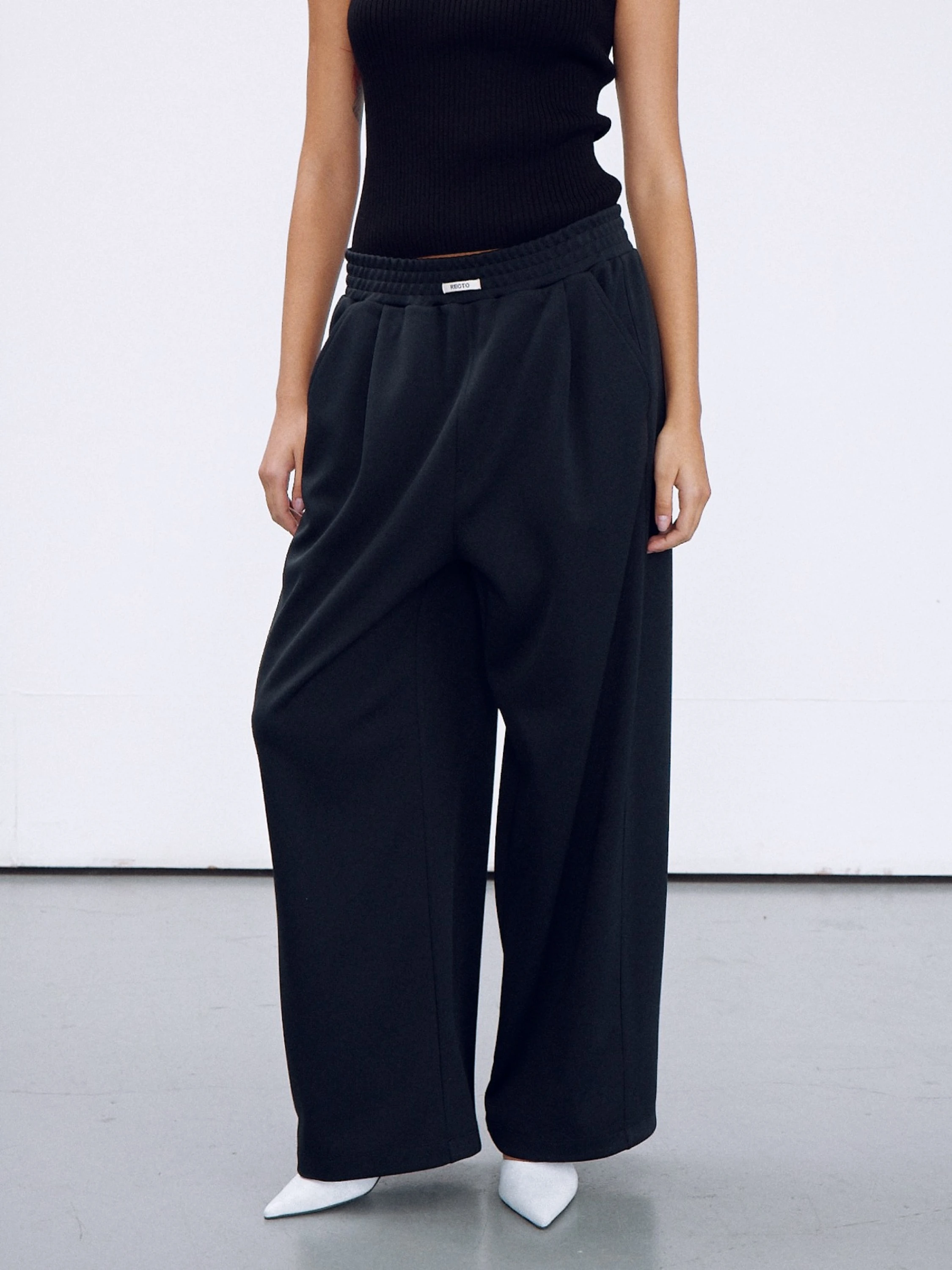 Женские брюки Recto Tricot Double Wide Training Pants Black