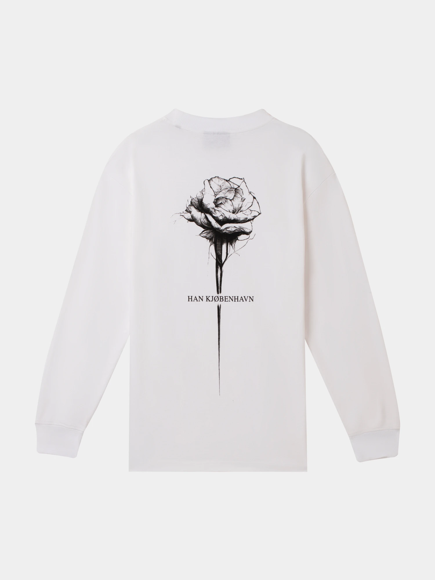 Лонгслив Han Kjøbenhavn Rose Boxy L/S Tee White