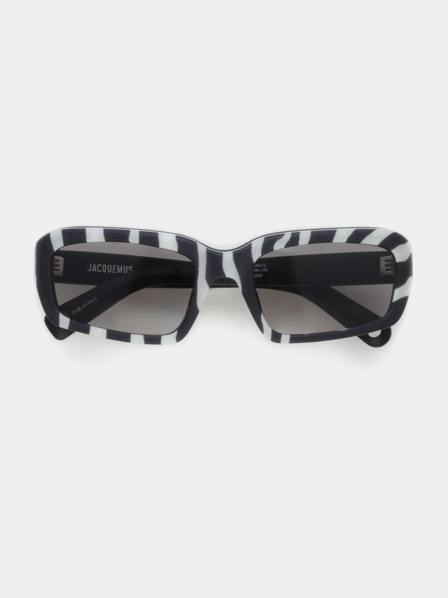 Очки JACQUEMUS Marino Matt Black and Zebra