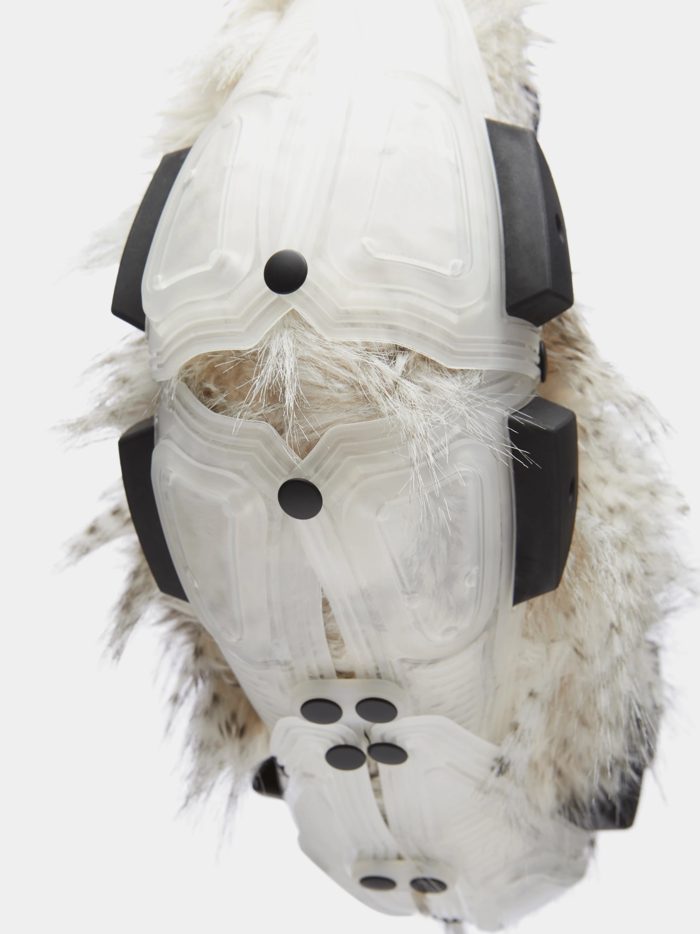 Сумка INNERRAUM Object M02 Small Half Moon Faux Fur Black