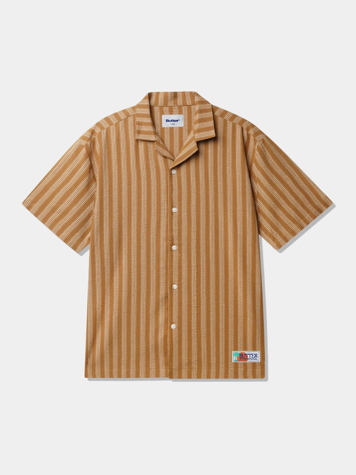 Рубашка Butter Goods Vacation S/S Shirt Brown