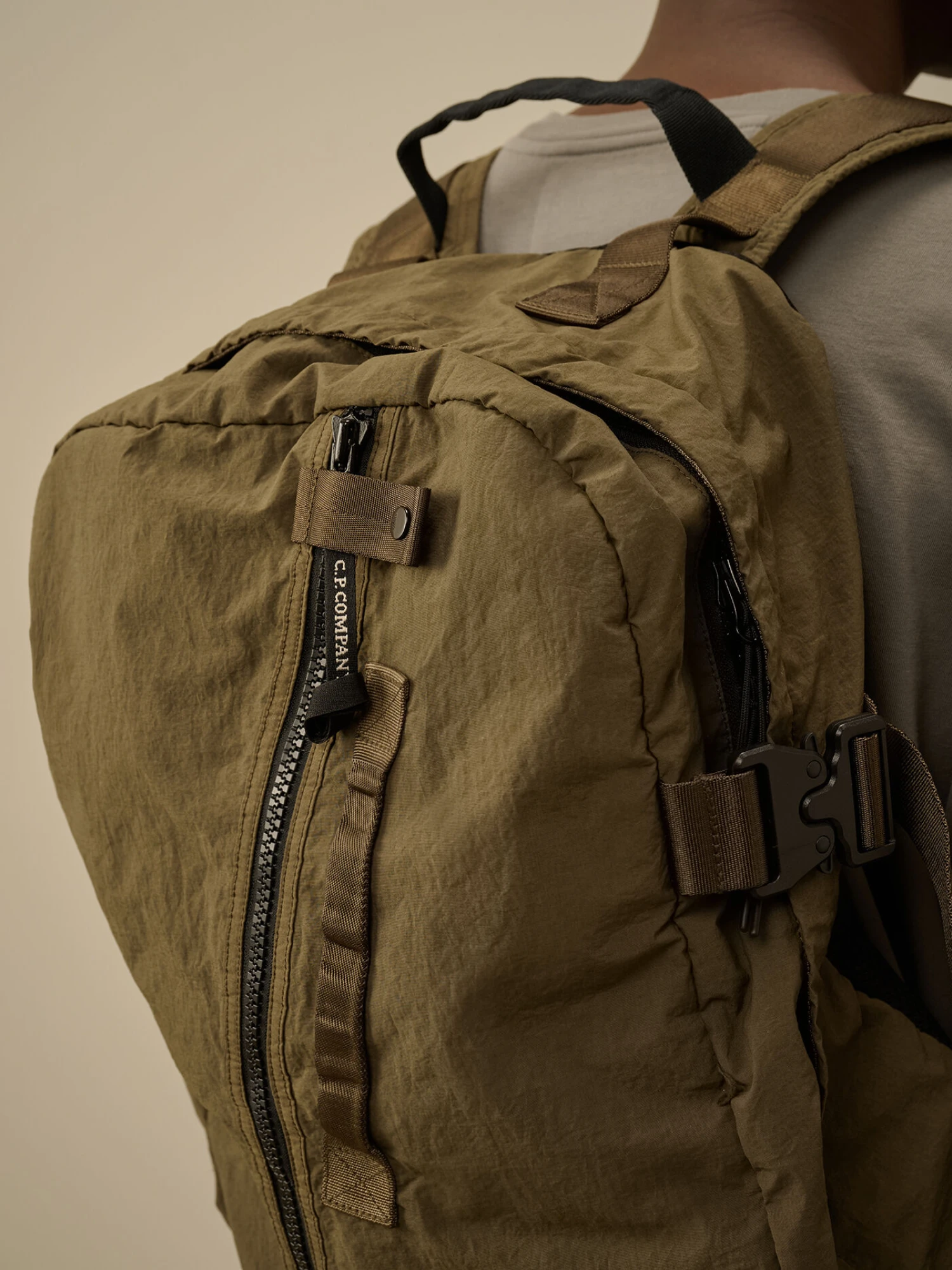 Рюкзак C.P. Company Plain Paper Touch Travel Ivy Green