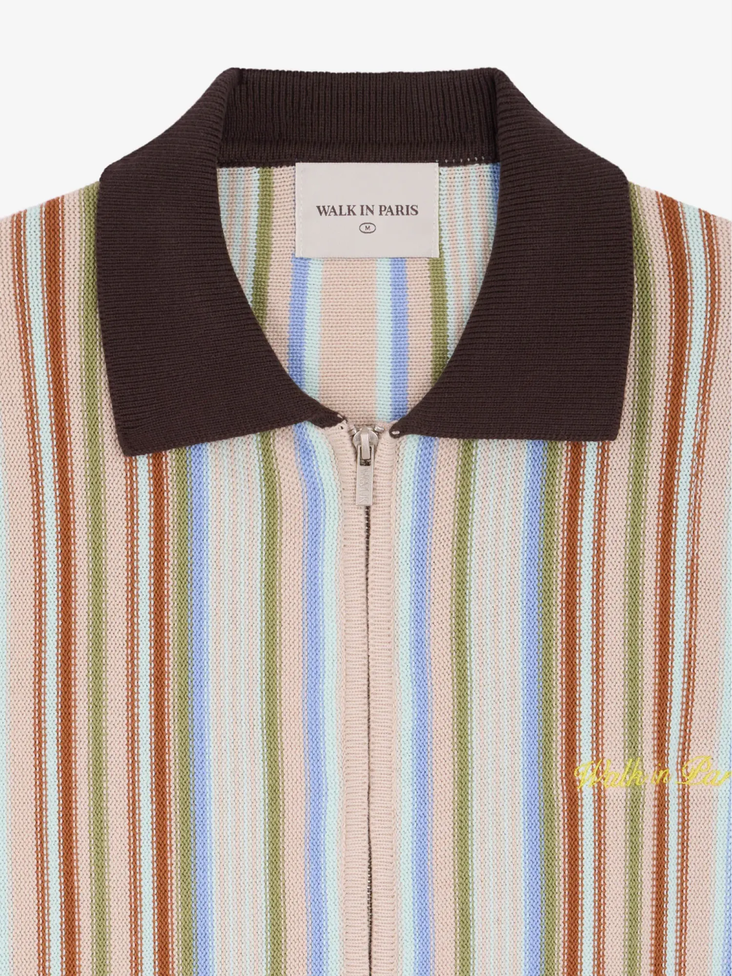 Кардиган Walk In Paris Pinstrips Zipped Brown