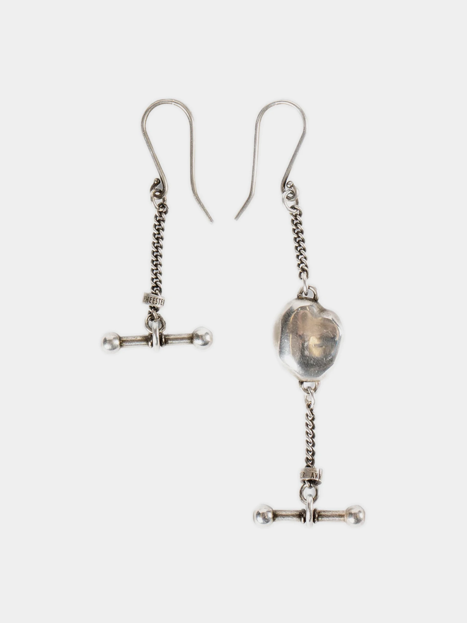 Серьги Ann Demeulemeester Winona Organic Sphere Antique Silver