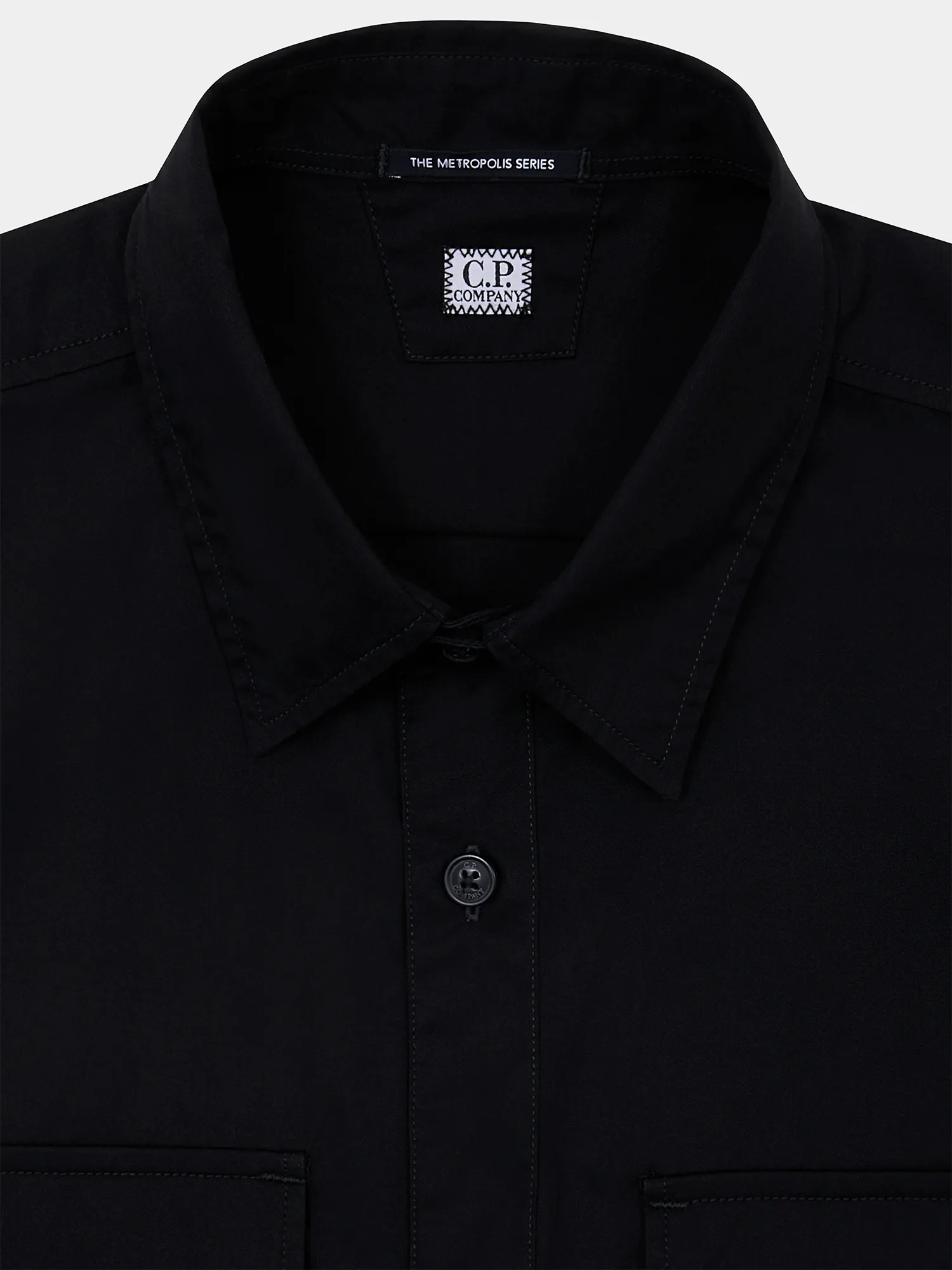 Рубашка C.P. Company The Metropolis Series Gabardine Black