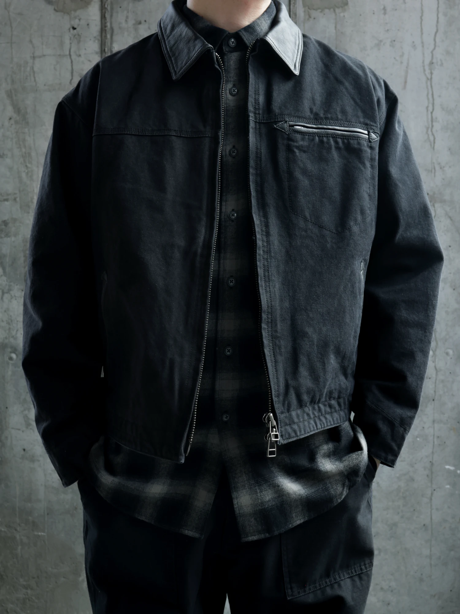 Куртка FrizmWORKS Heavy Canvas Destroyed Black