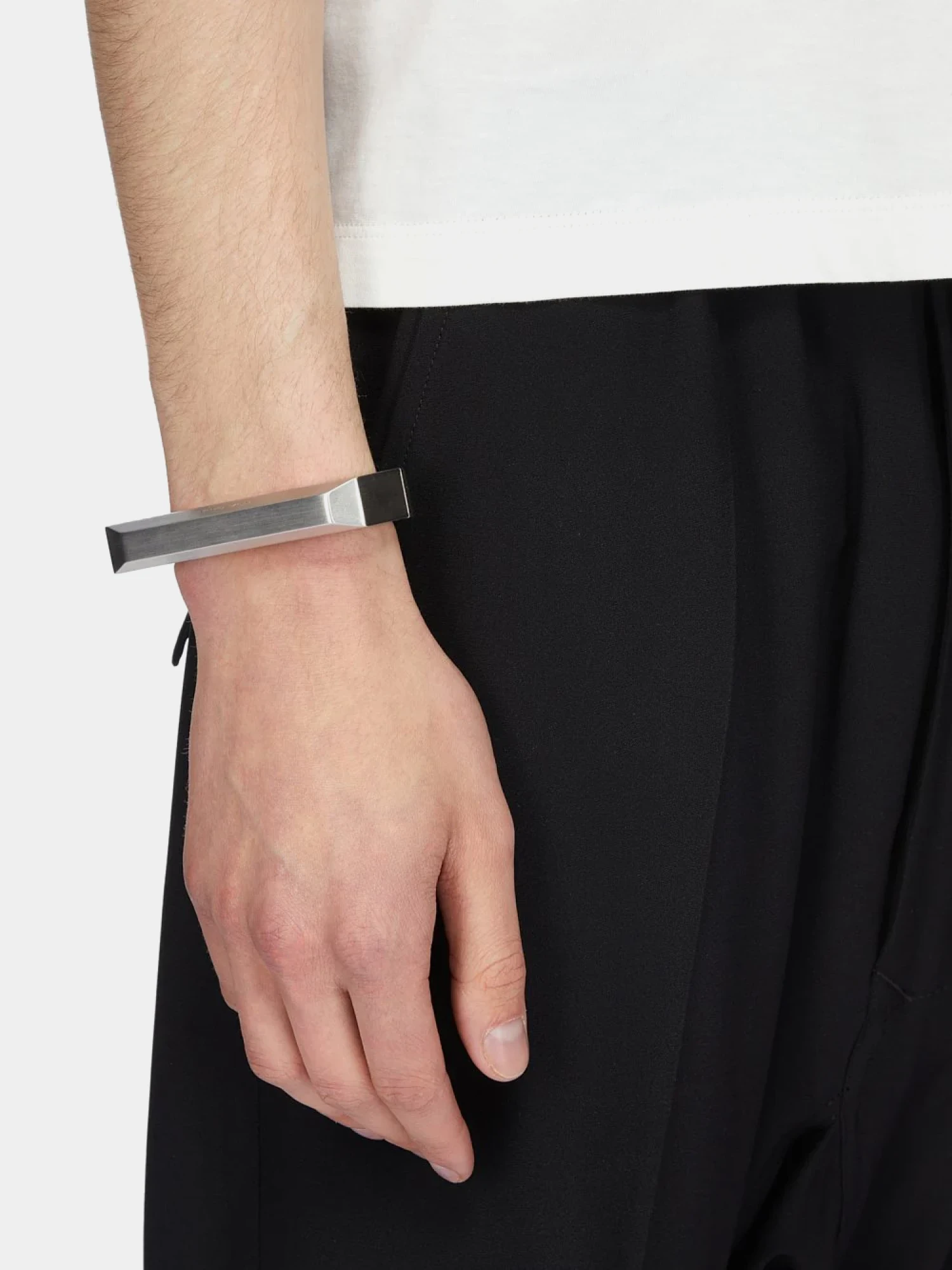 Браслет Rick Owens Beveled Bangle Palladio
