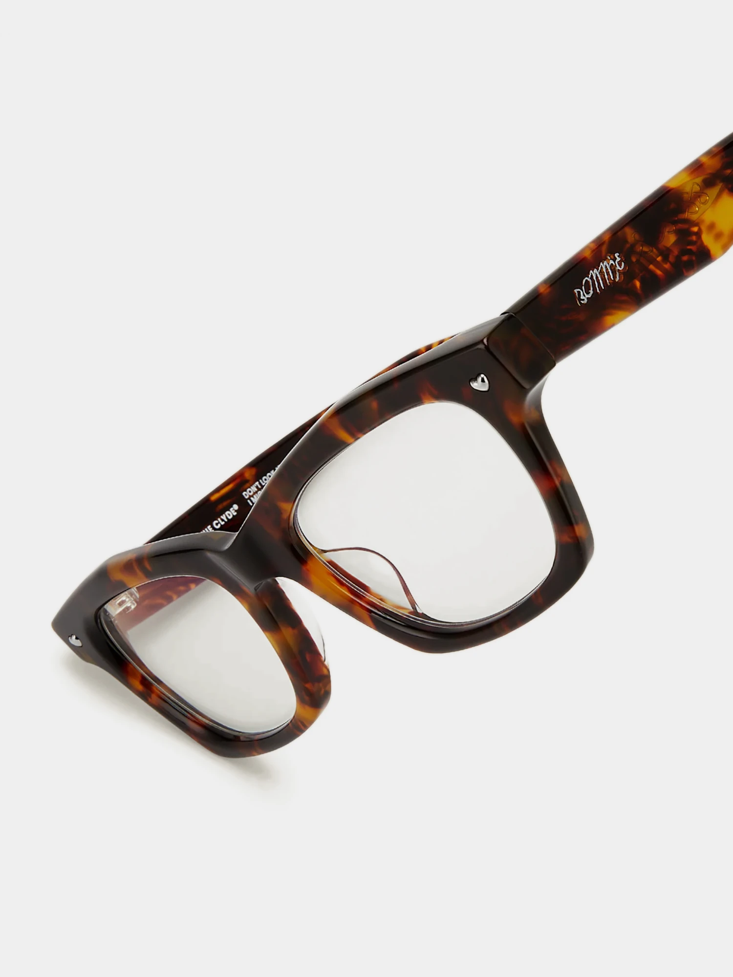Очки Bonnie Clyde Room Service Tortoise & Clear Lens
