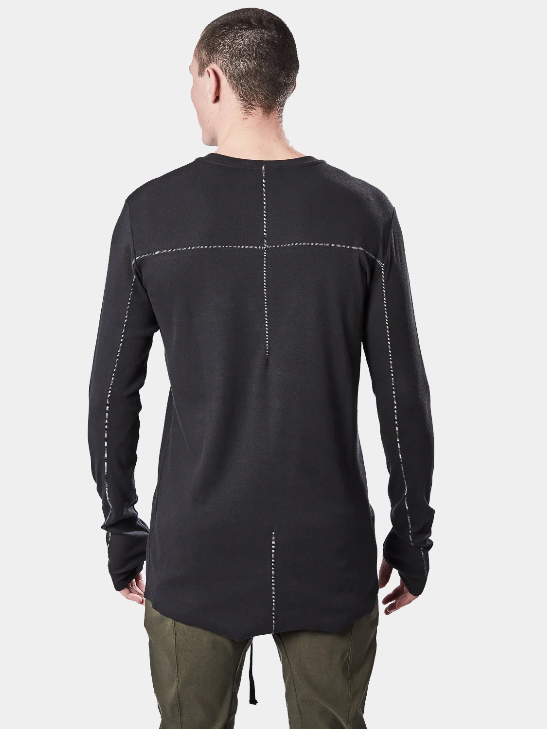 Лонгслив thom/krom M TS 755 Black