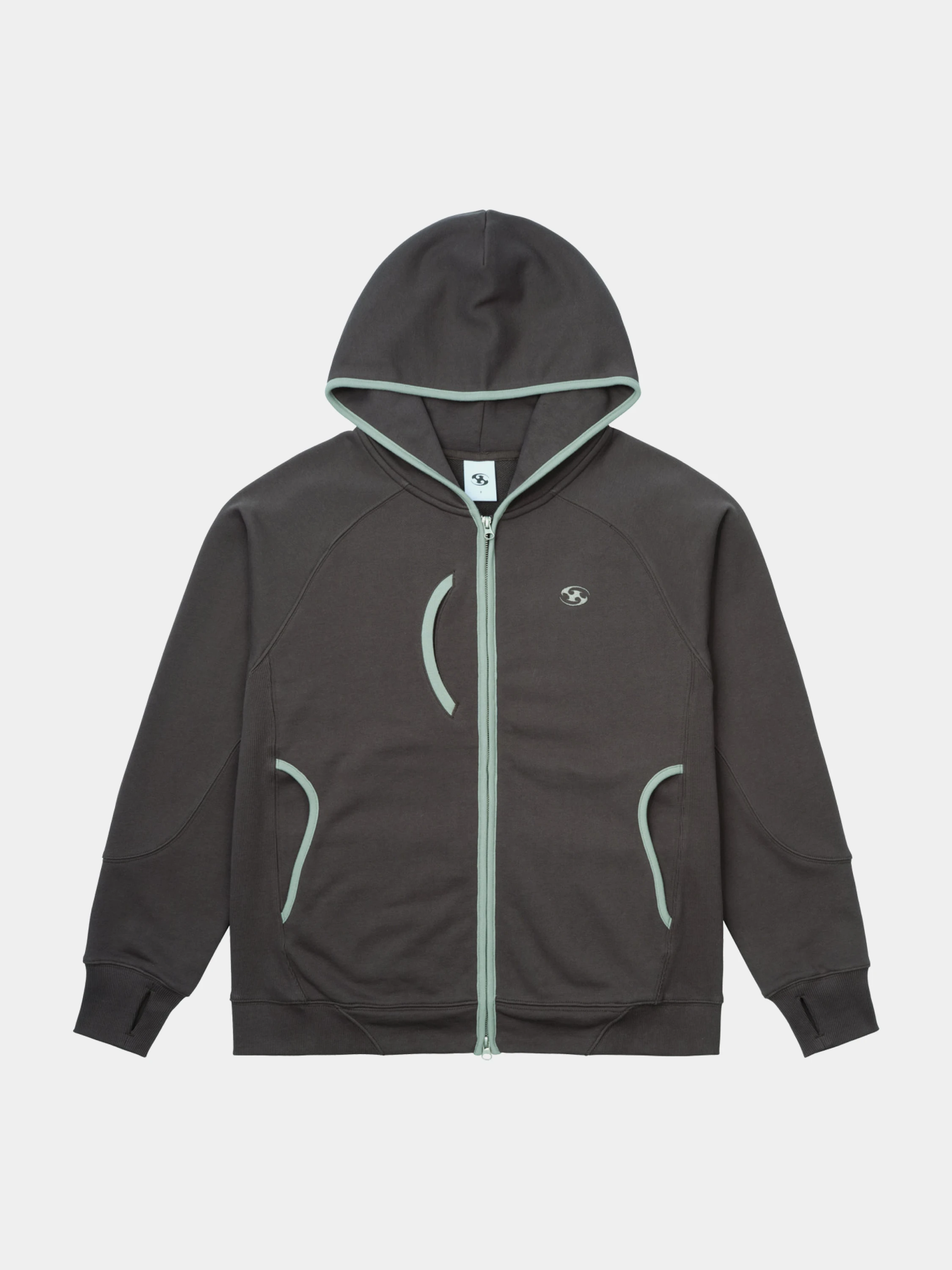 Зип-худи SAN SAN GEAR Hoodie Zip-Up Brown