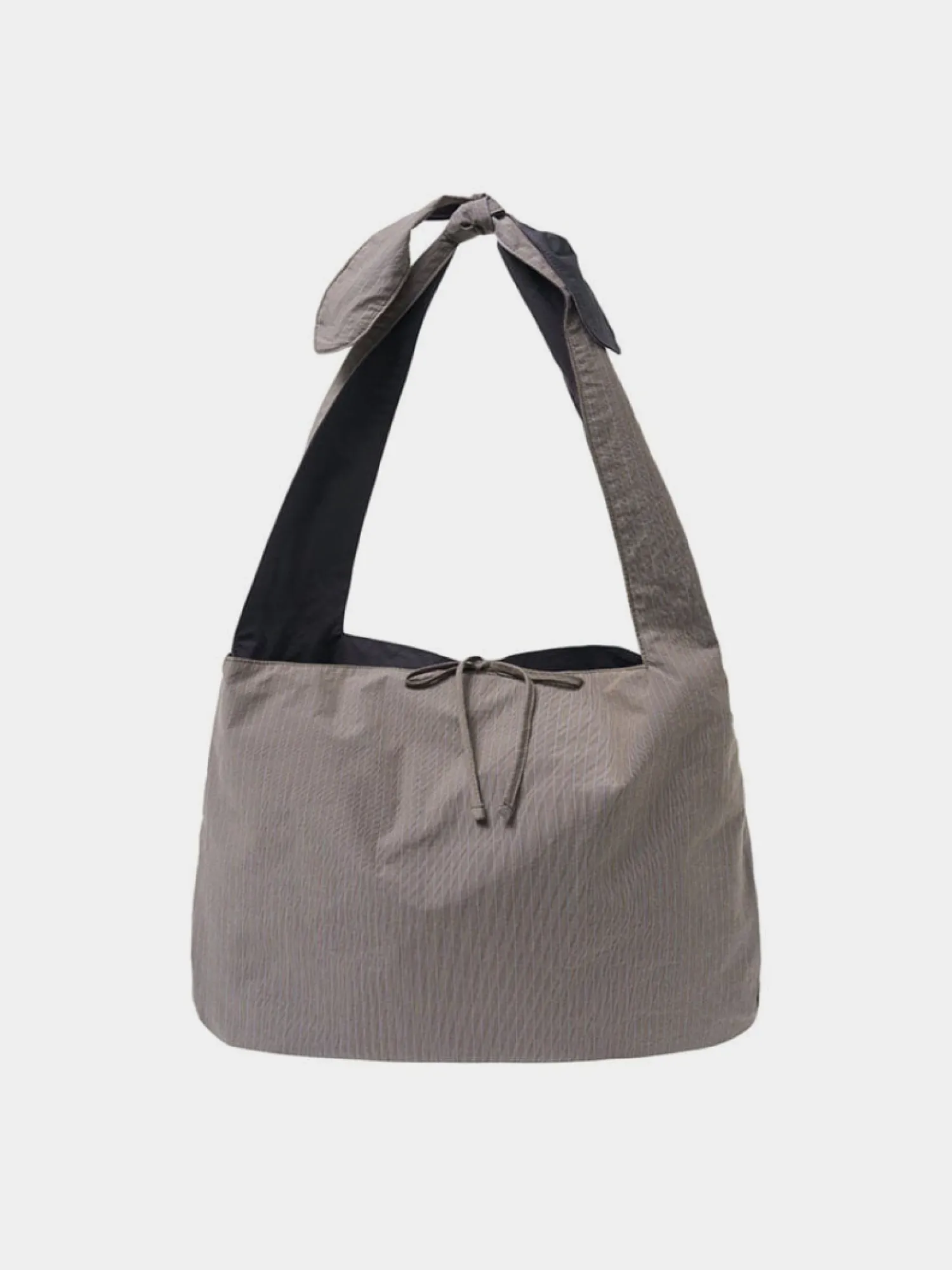 Сумка AMOMENTO Stripe Large Shoulder Grey