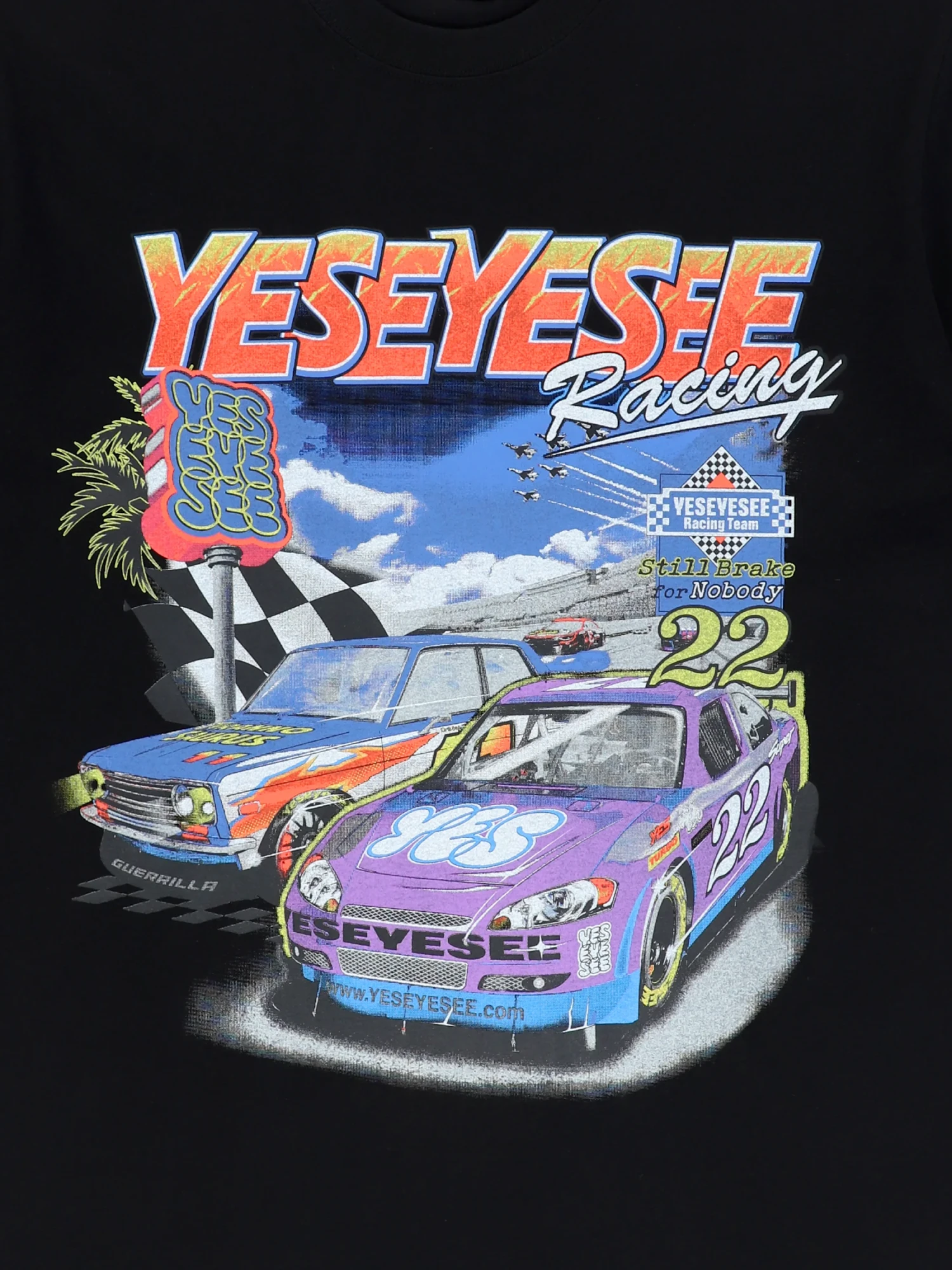 Футболка YESEYESEE Racing Tee Black