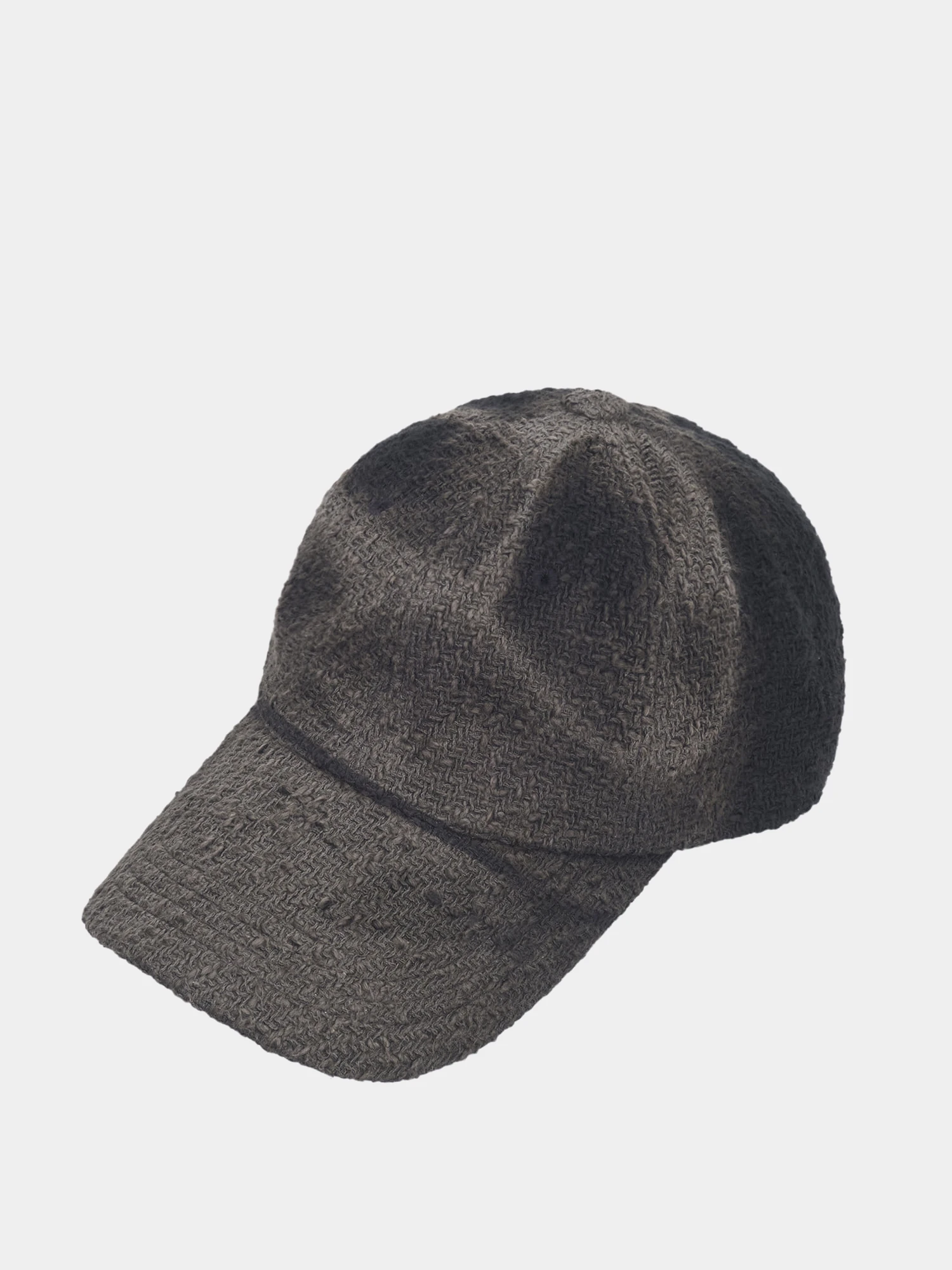 Кепка JIYONGKIM Sun-Bleached Tweed Ball Black
