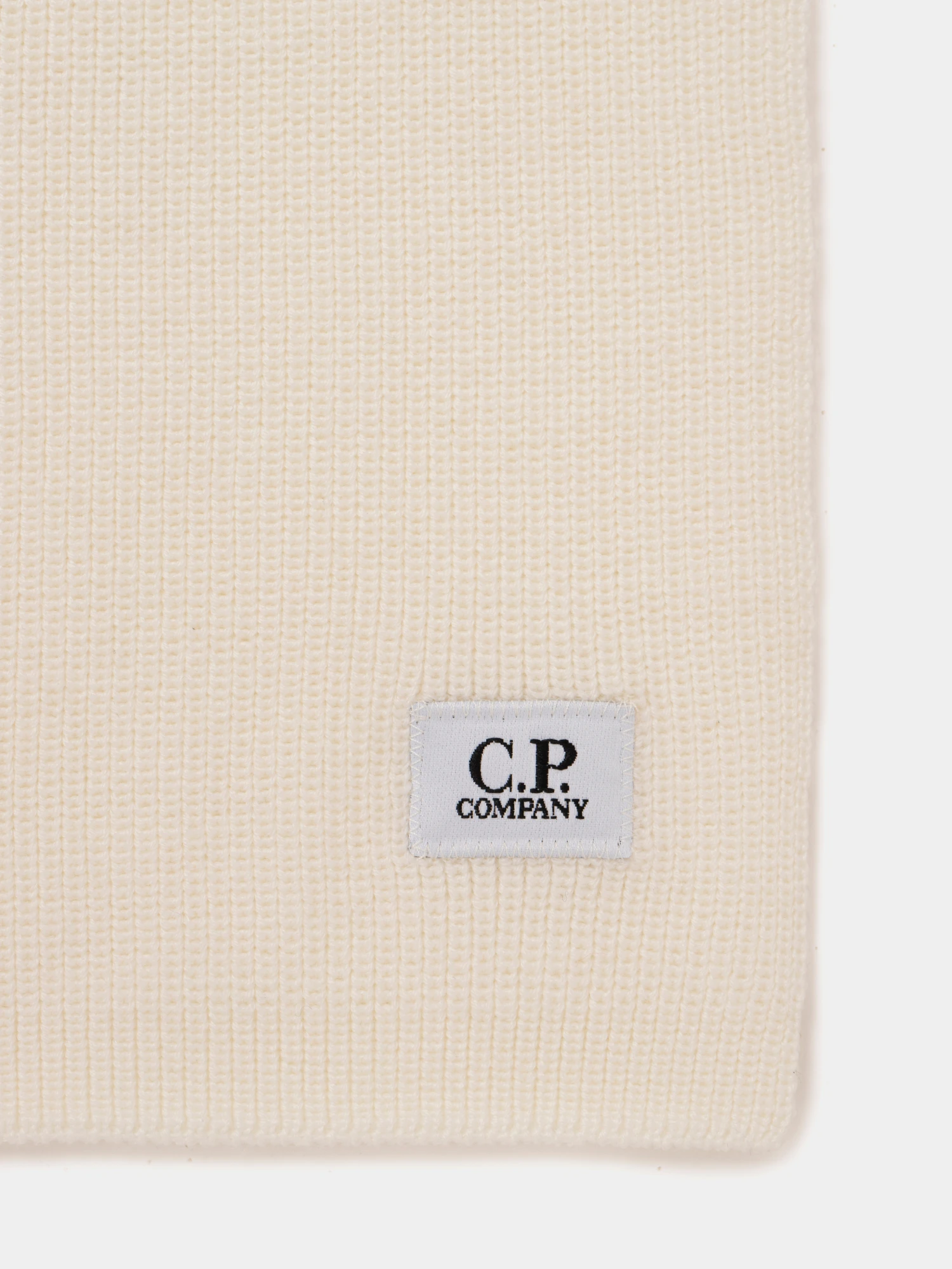 Шарф C.P. Company Wool Knit Gauze White