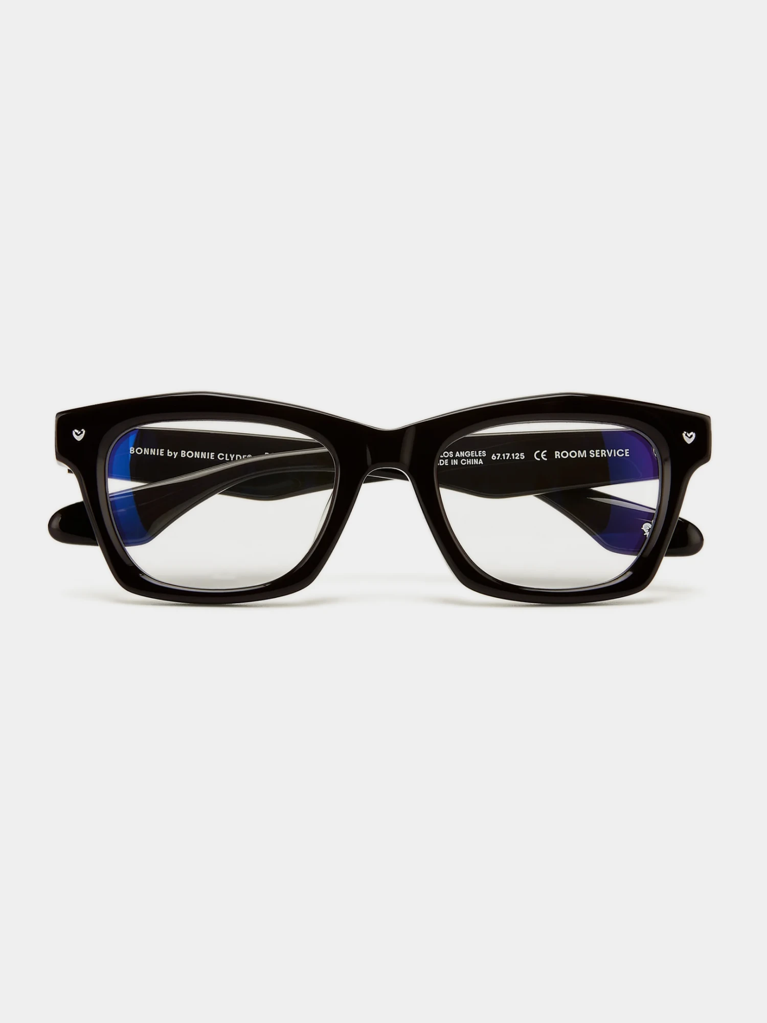 Очки Bonnie Clyde Room Service Dark Brown & Clear Lens