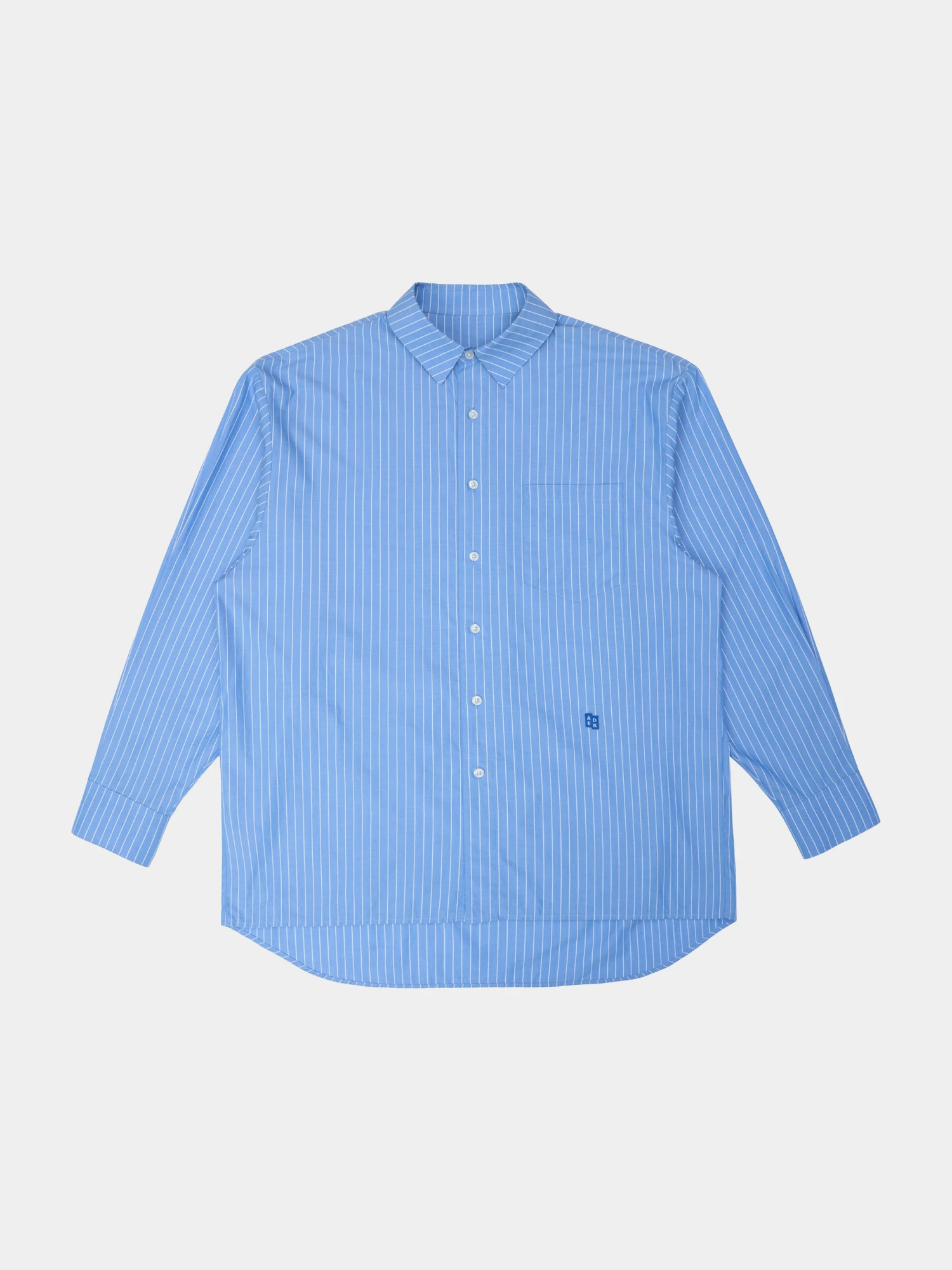 Рубашка ADERERROR Sig BL Tag Shirt 01 Stripe