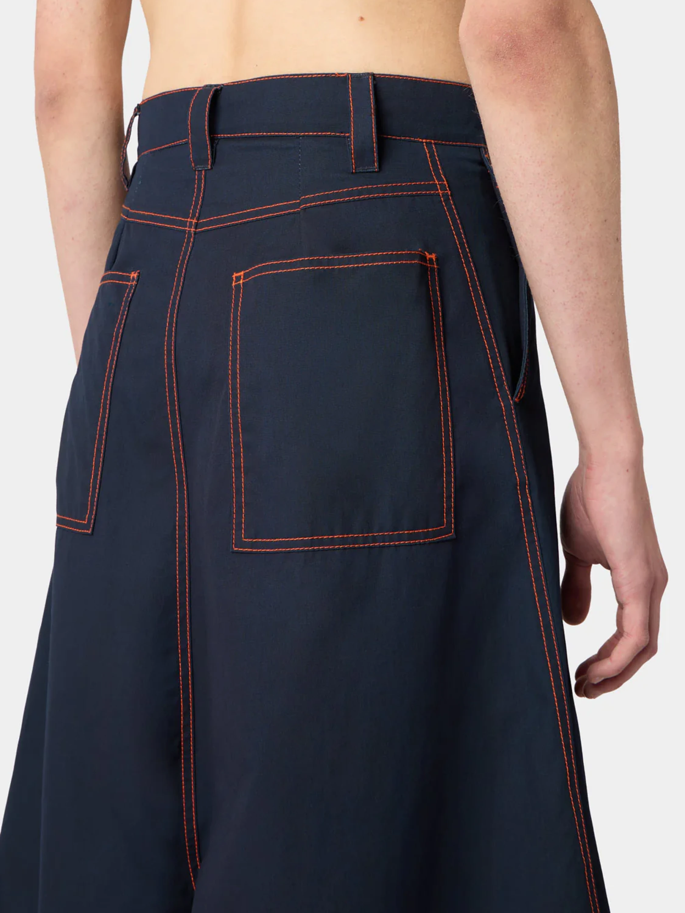 Брюки Sunnei Cavallo Basso Mid Washed Denim