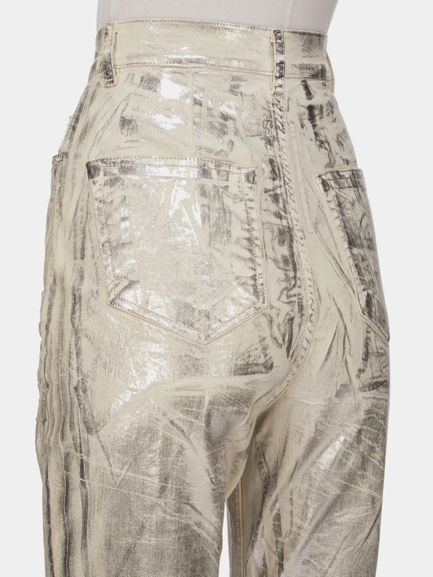 Женcкие джинсы RICK OWENS DRKSHDW Bolan Bootcut Palladium
