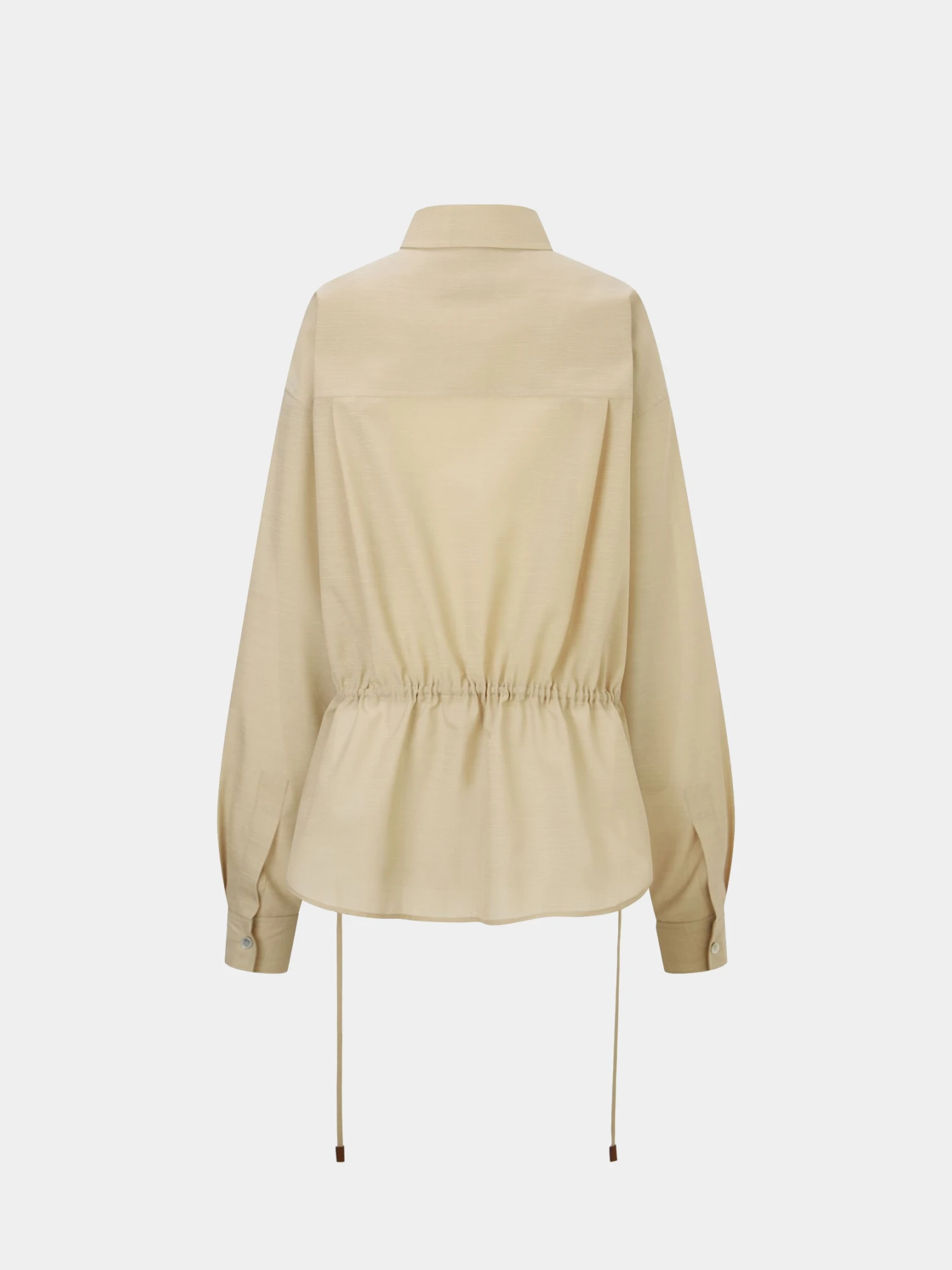 Женская рубашка LE17SEPTEMBRE Back Waist Beige