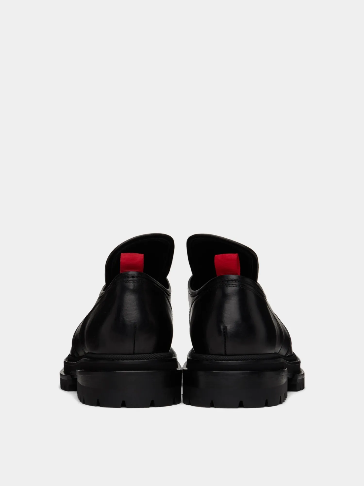 Дерби 424 Low Top Leather Black
