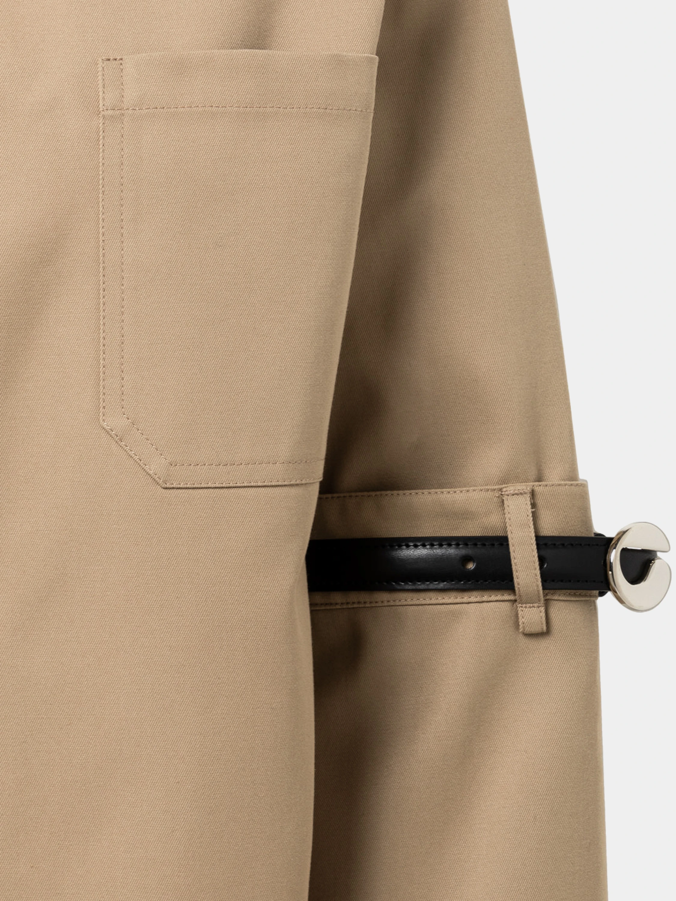 Овершот Coperni Open Elbow Jacket Beige
