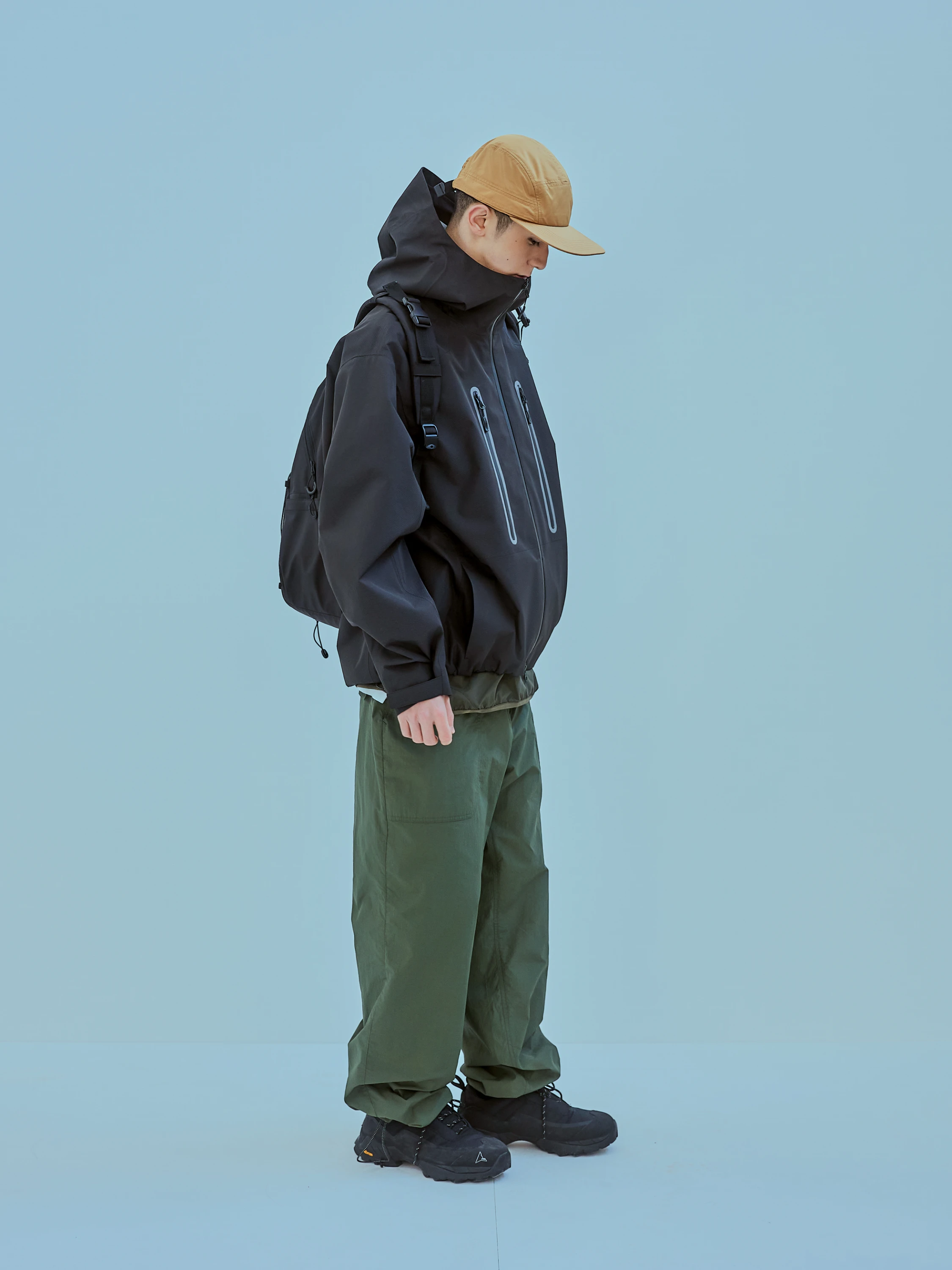 Ветровка Uniform Bridge 3 Layer Light Hood Jacket Black