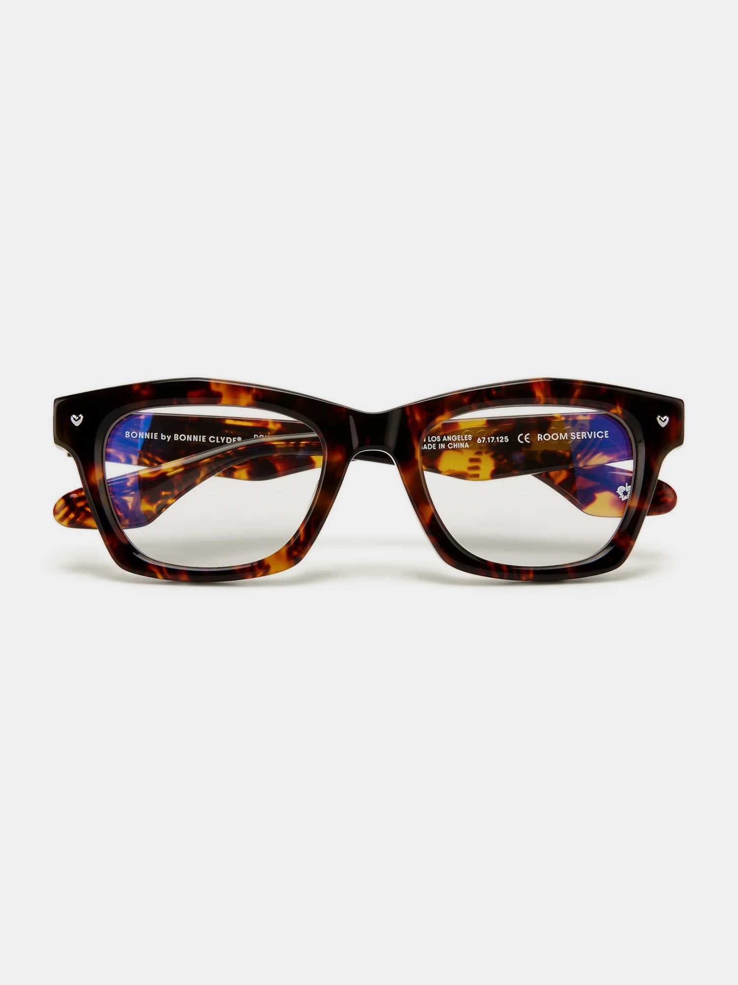 Очки Bonnie Clyde Room Service Tortoise & Clear Lens