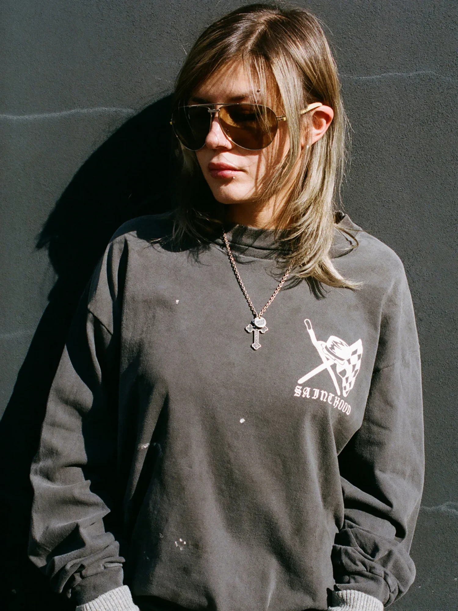 Лонгслив SAINT MXXXXXX x NEIGHBORHOOD Speed Kills Black