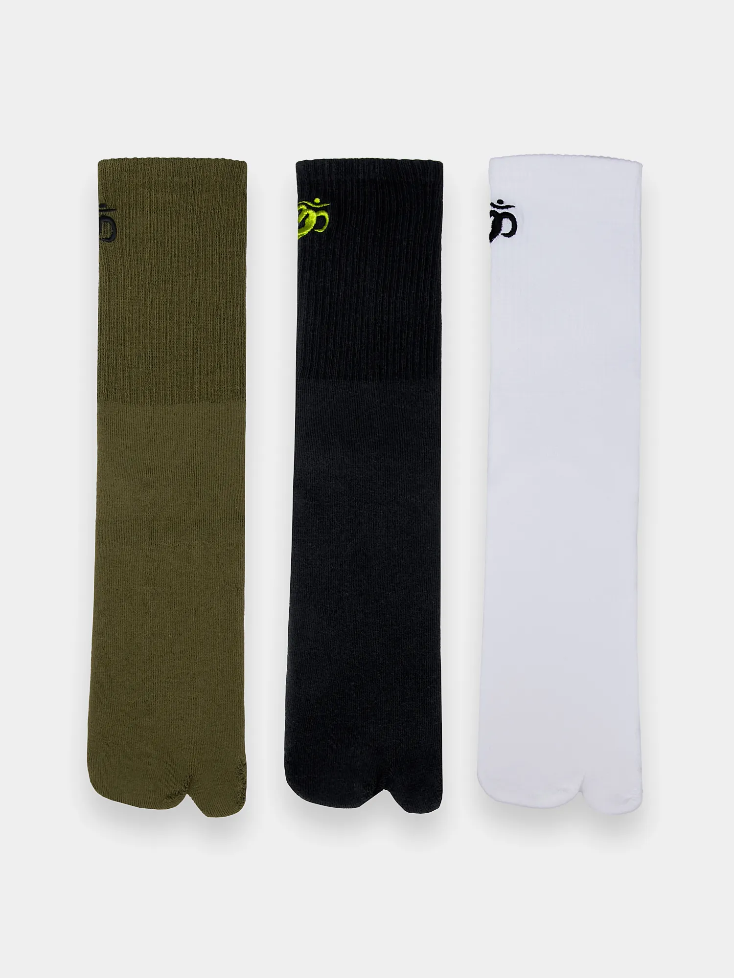 Носки MAHARISHI 1497 Om Temple Tabi Olive/Black/White