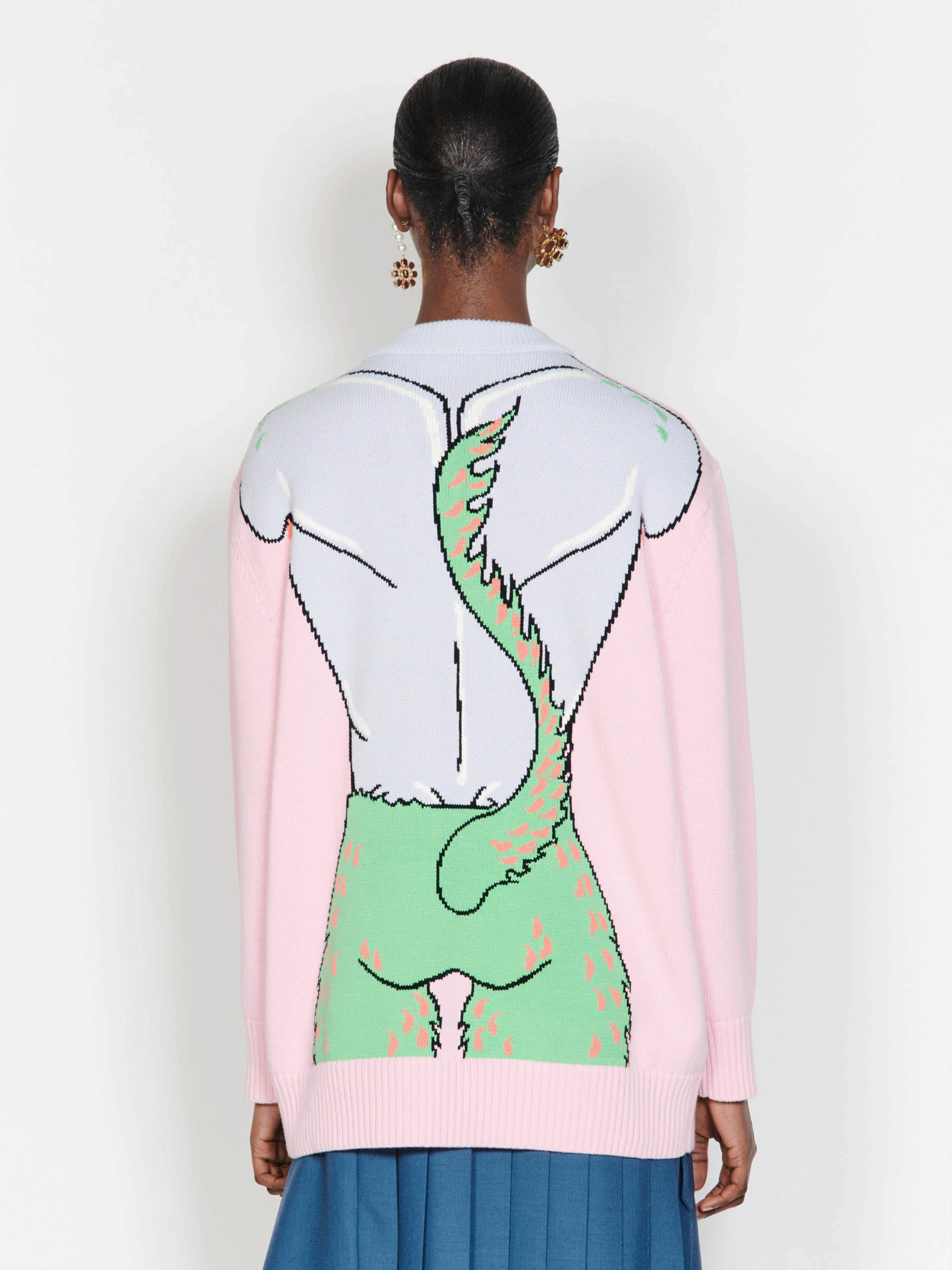 Женский свитер Charles Jeffrey Loverboy Sexy Beasts Pink