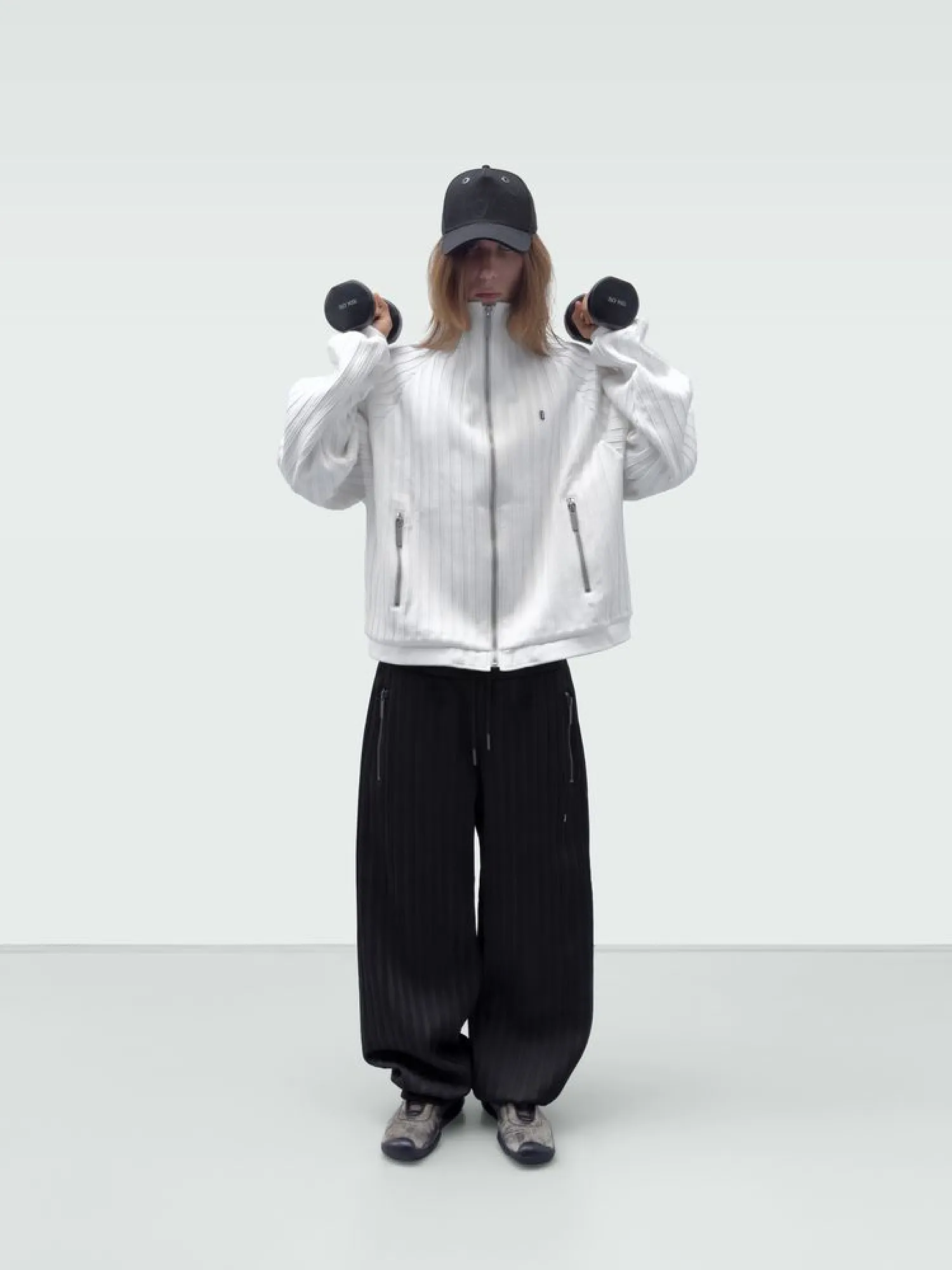 Олимпийка MADFRENZY Striped White