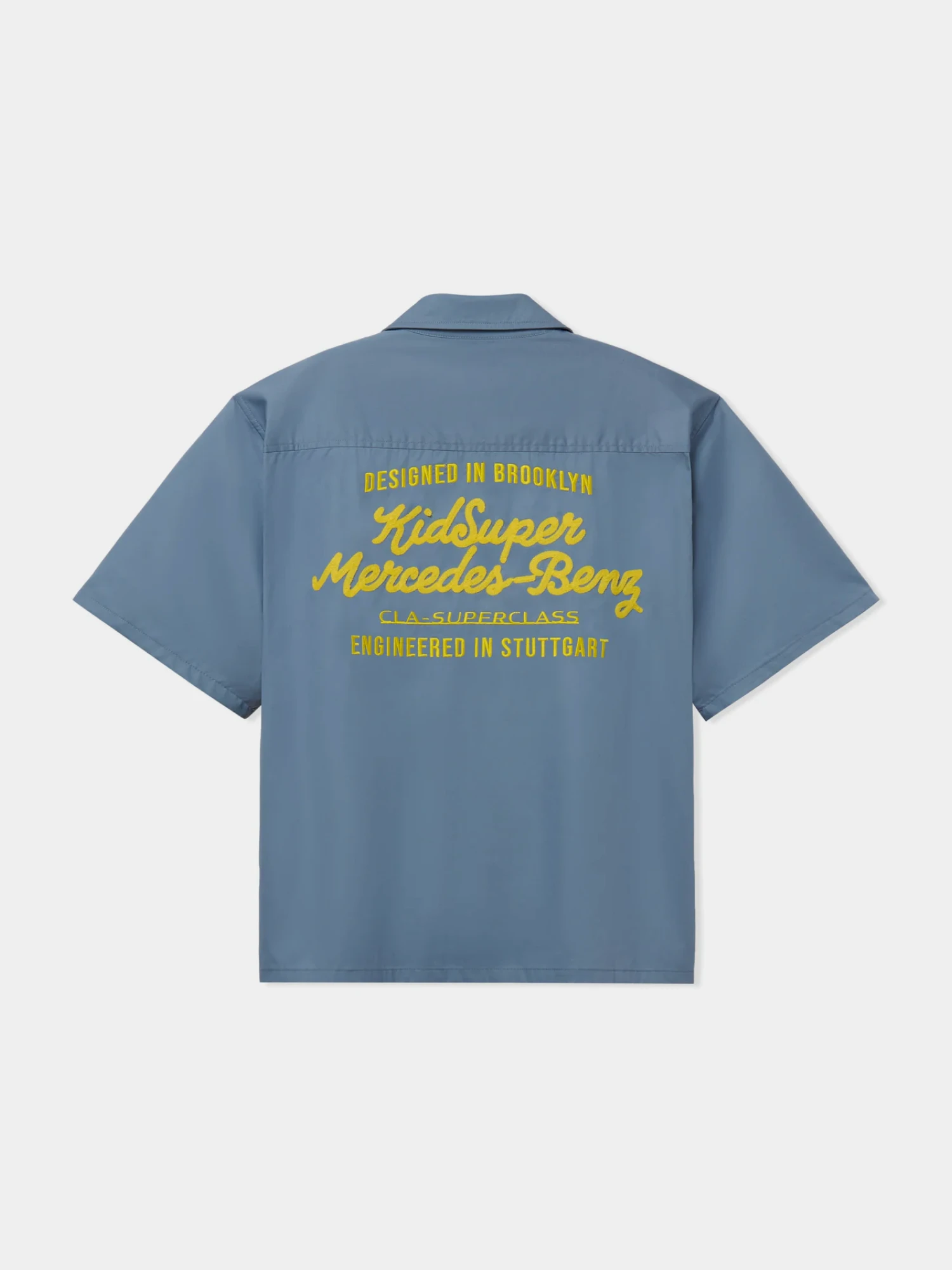 Рубашка KidSuper X Mercedes Benz Cropped Work Blue