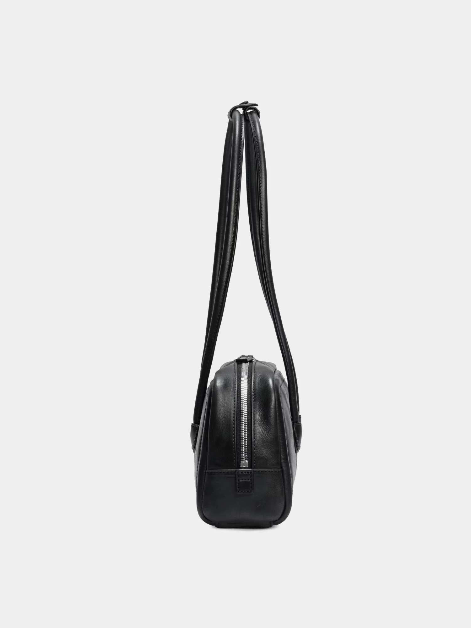 Женская сумка MARGESHERWOOD Soft Baguette Black Pull-Up
