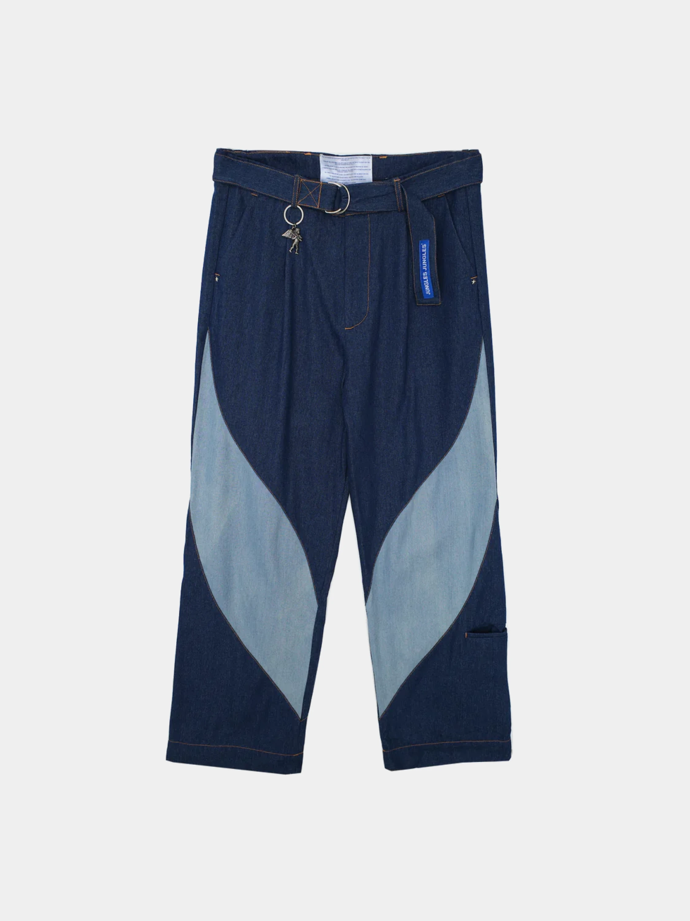 Брюки Jungles Jungles Denim Slant Indigo Washed Denim